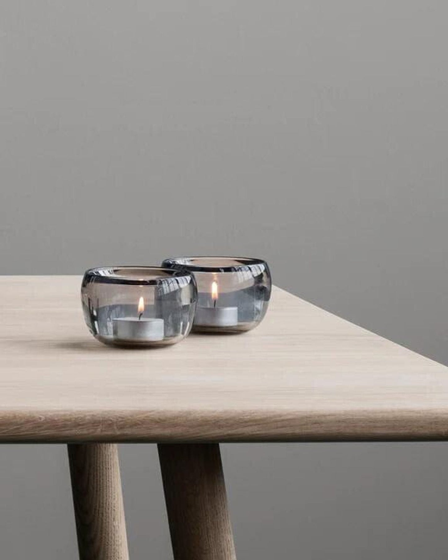 Stelton Ora Tealightholder 2Pc Smoke