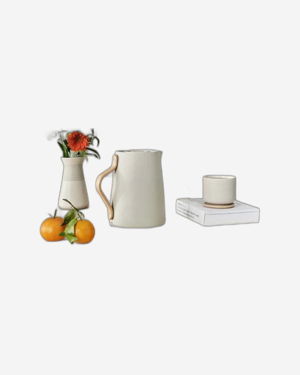 Stelton Emma Vacuum Jug Tea 1L Soft Sand
