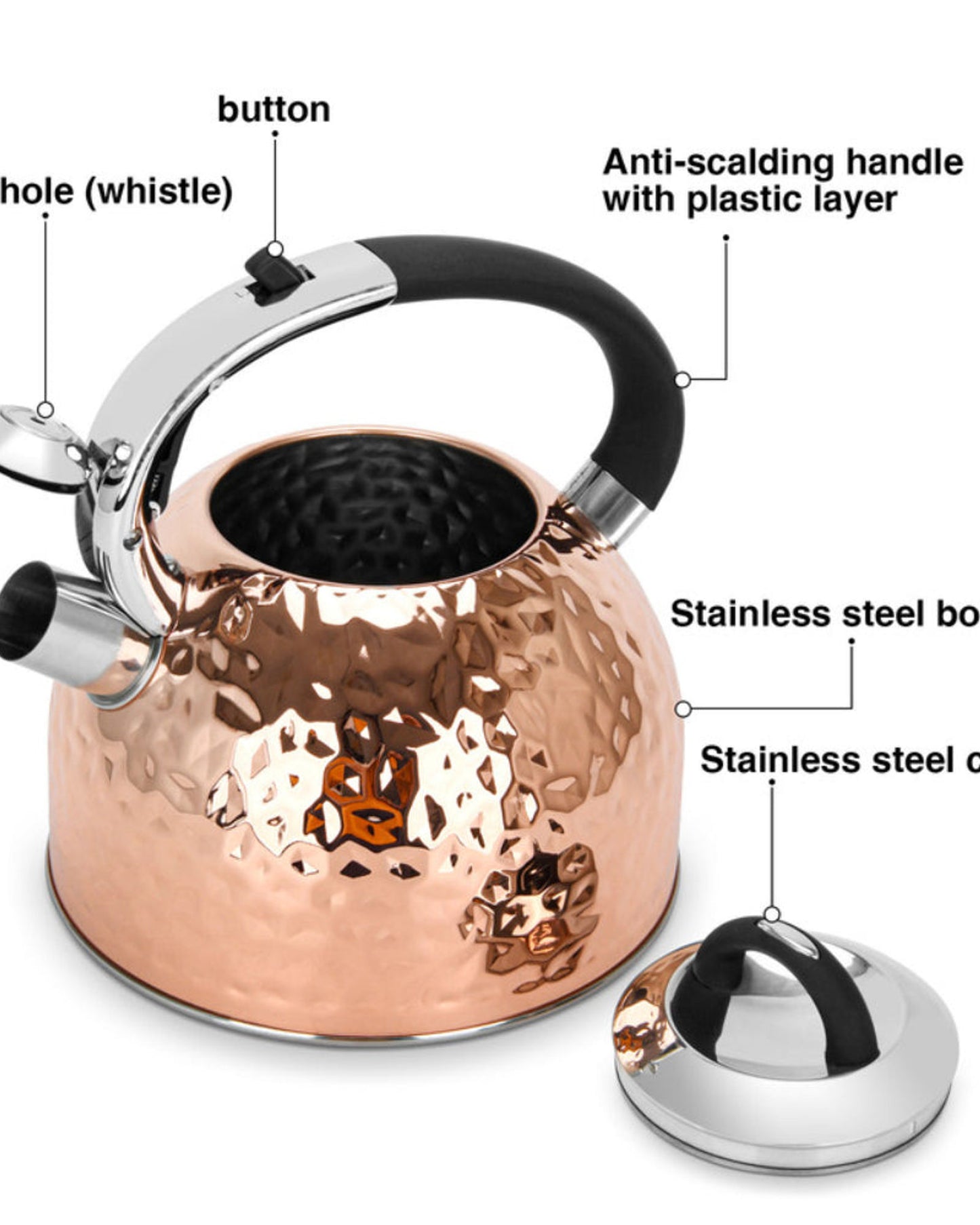 Fissman Whistling Kettle Nicole 2.5L