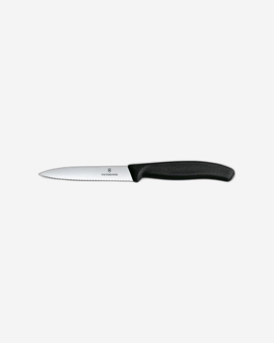 Victorinox Swiss Classic Paring Knife Wavy Black