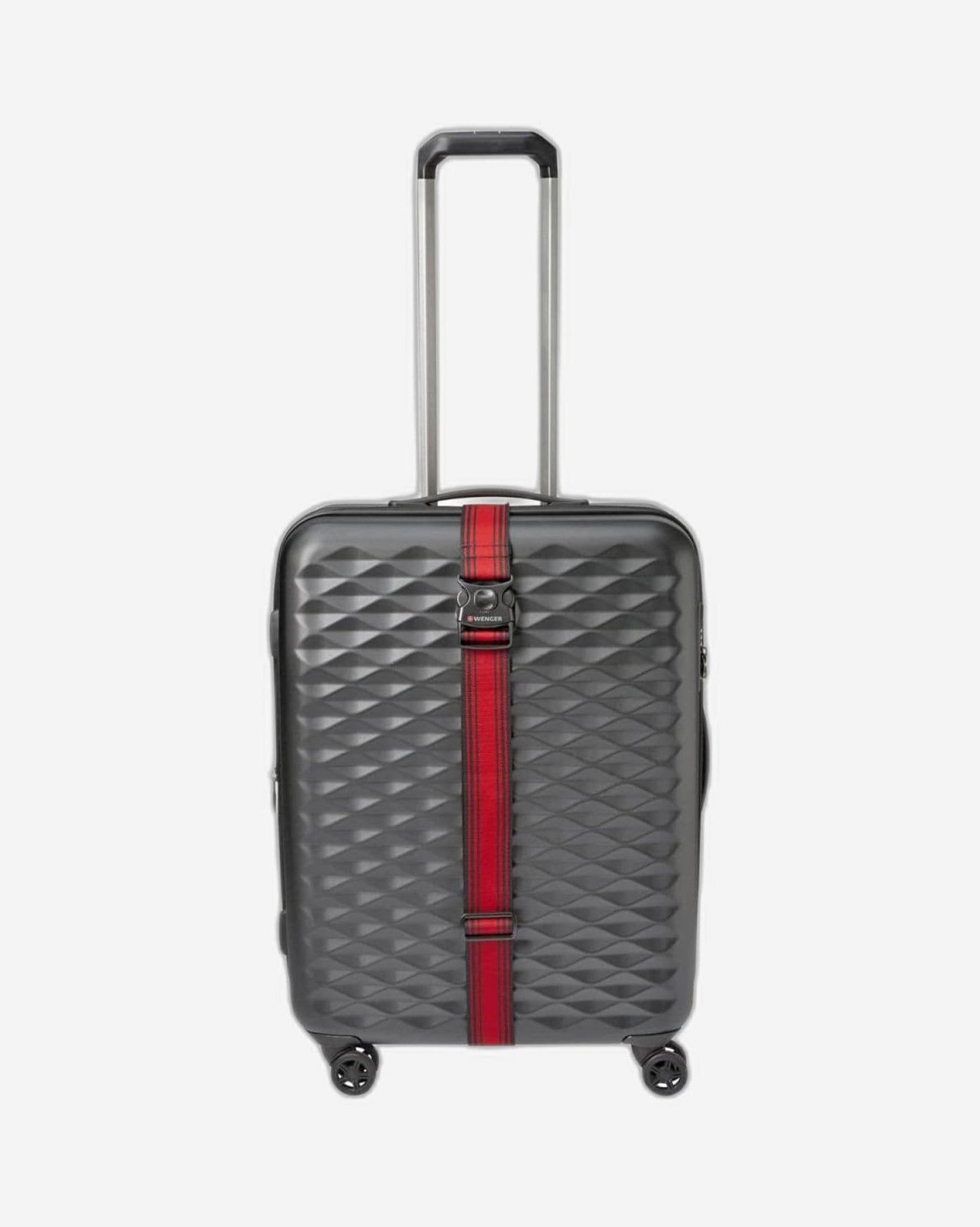 Wenger Locking Luggage Strap Black -Red - 604597