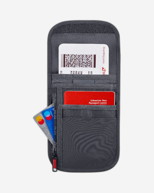 Wenger Travel Document Rfid Neck Pouch Grey - 611878