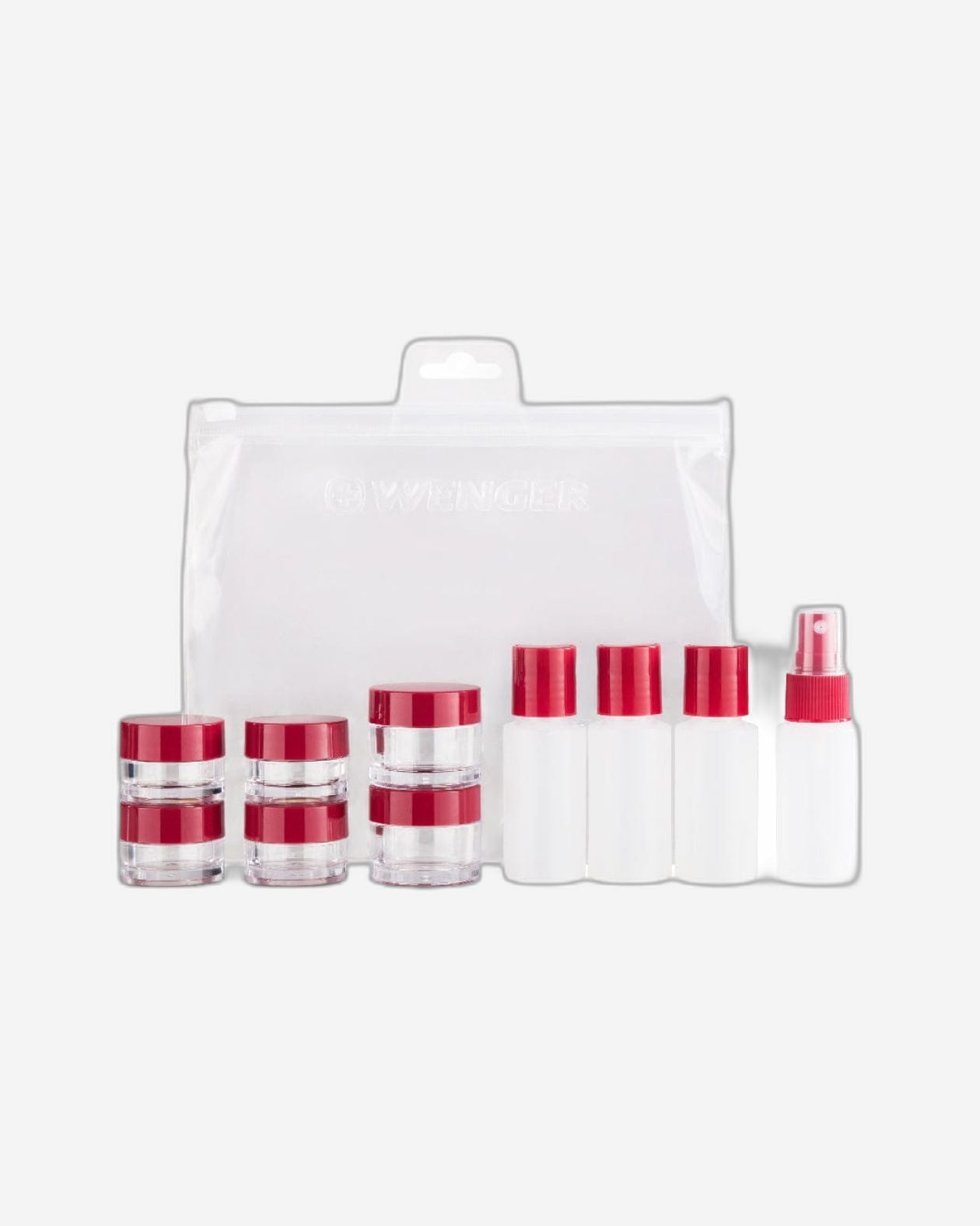 Wenger Travel-Sized Toiletry Bottle Set Clear - 611888