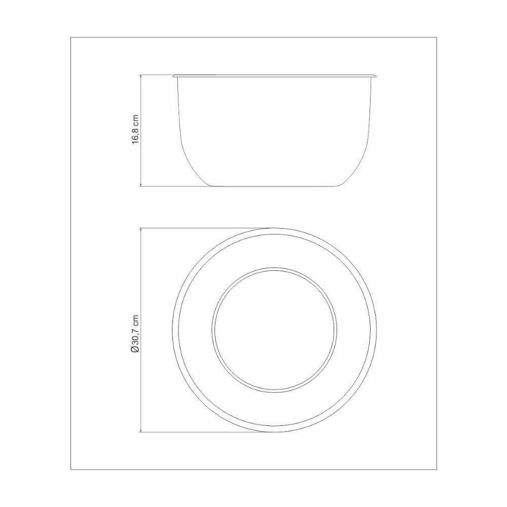Tramontina Frying Pan 2.2L Grano