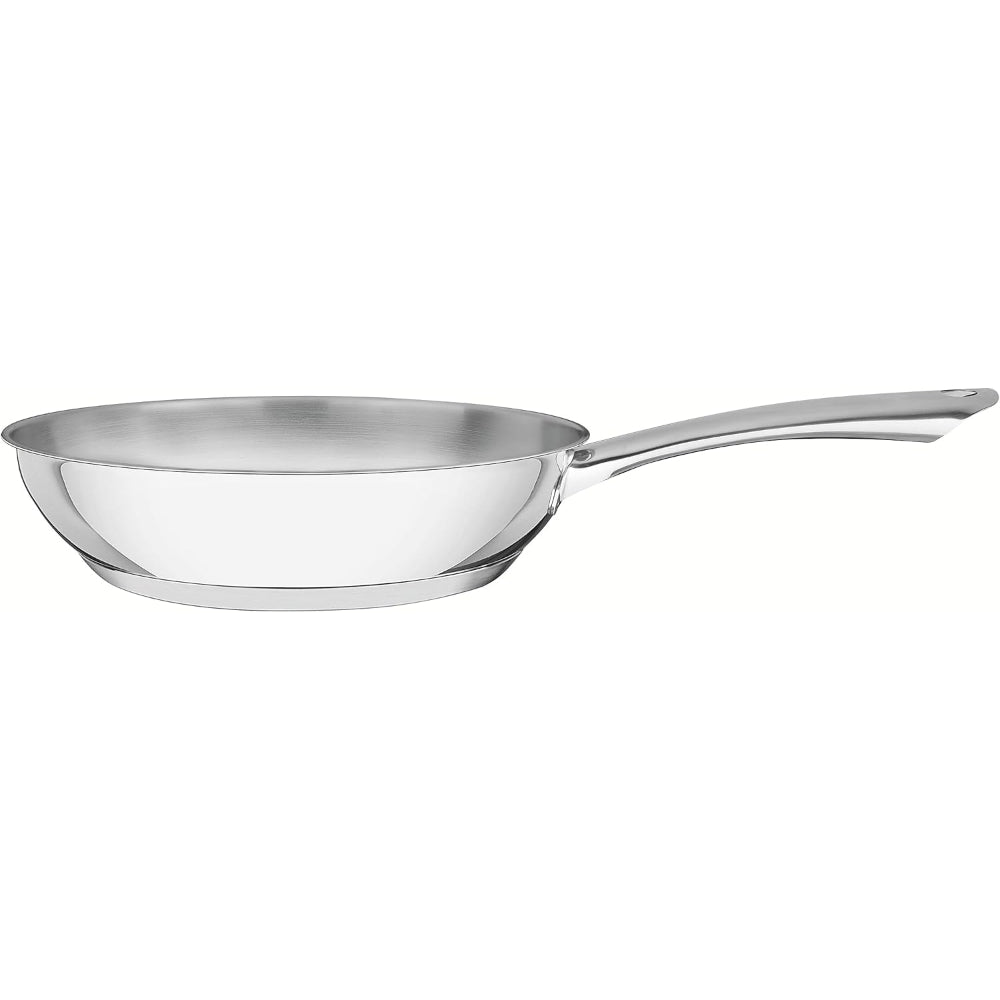 Tramontina Brazil Una 24cm 2.1L Stainless Steel Frying Pan with Tri-ply Bottom