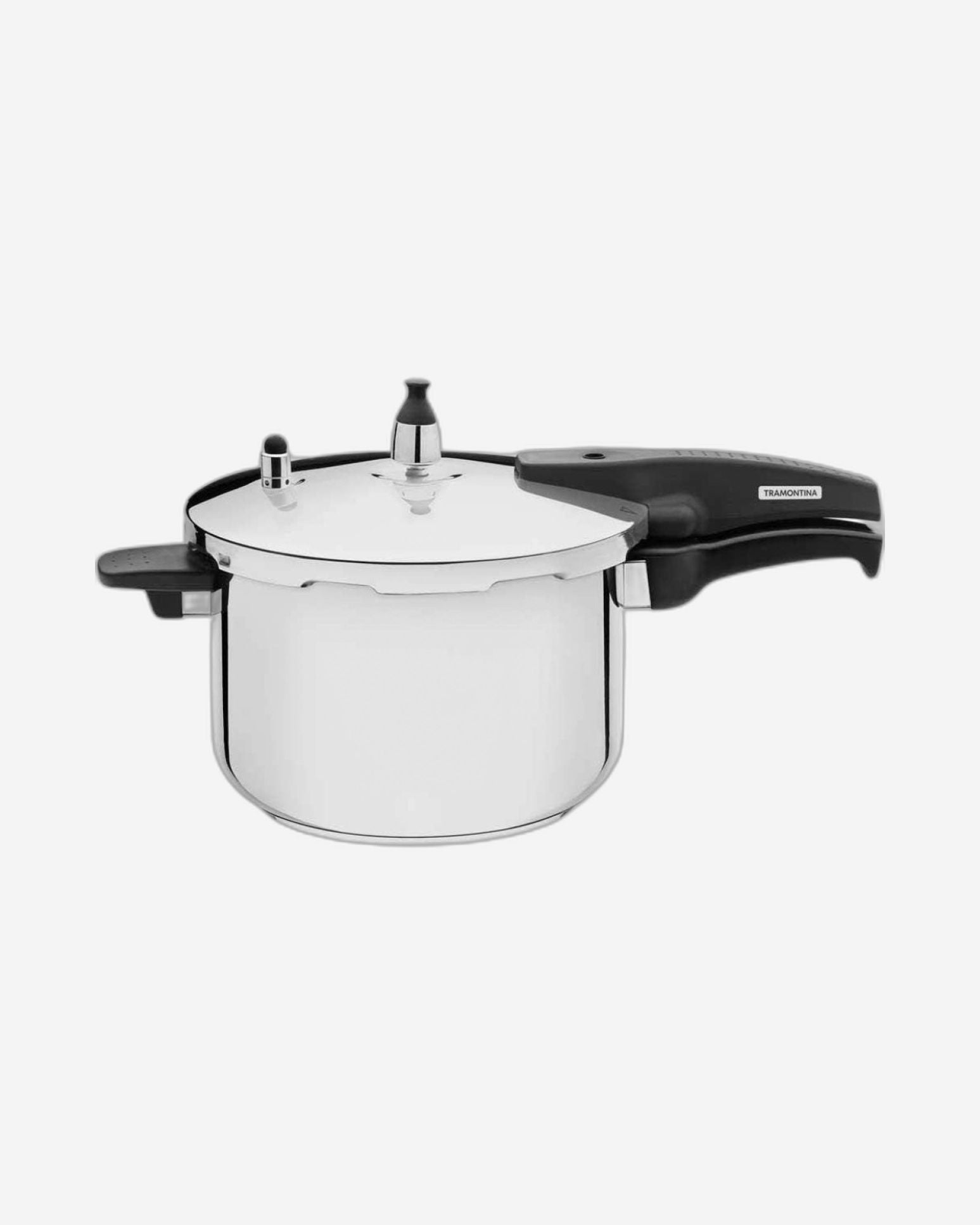 Tramontina Brazil Allegra 22cm 6L Stainless Steel Pressure Cooker with Tri-ply Bottom