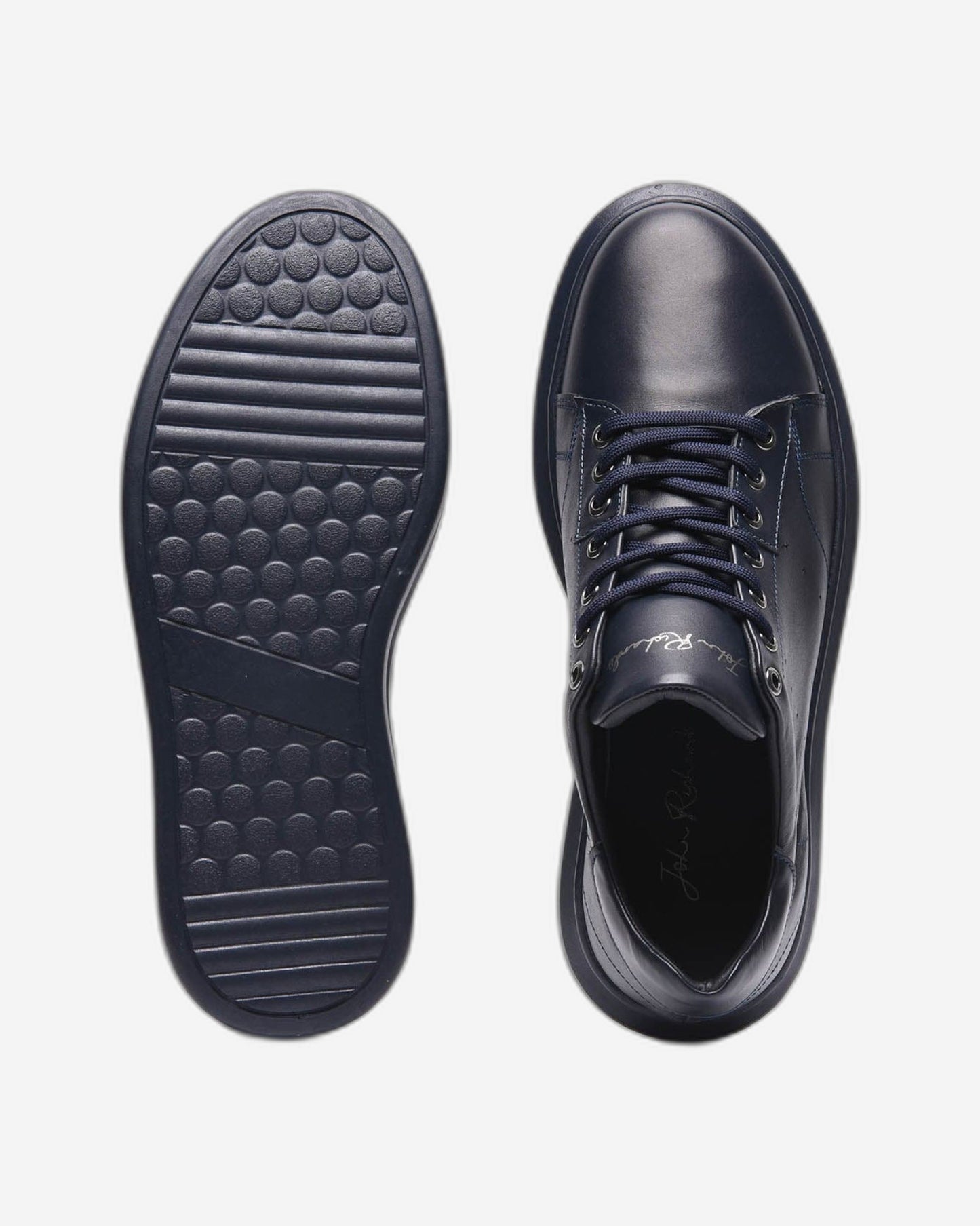 John Richardo Mens Sneakers Navy Blue -17265-2