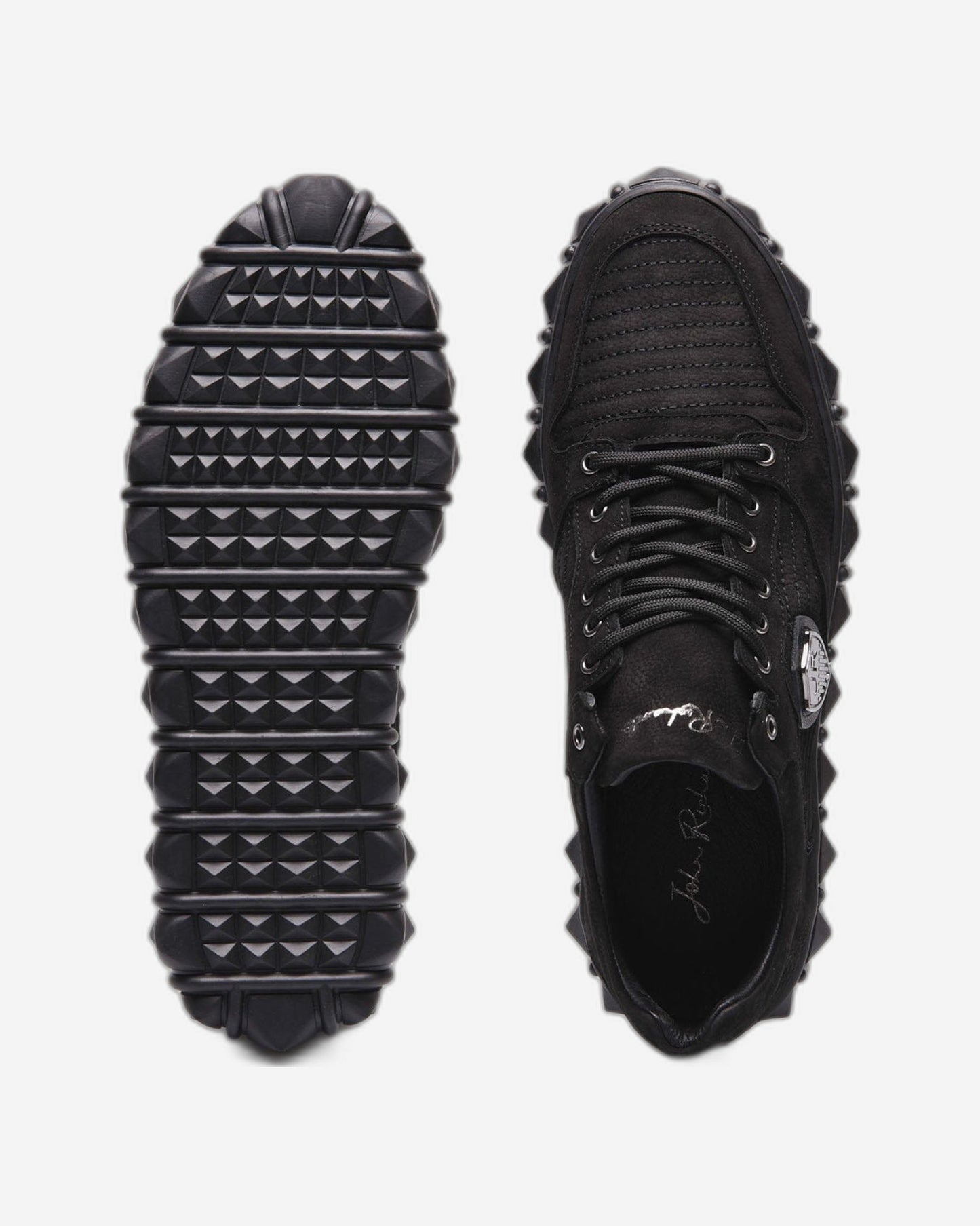 John Richardo Mens Sneakers Black - 17346-1