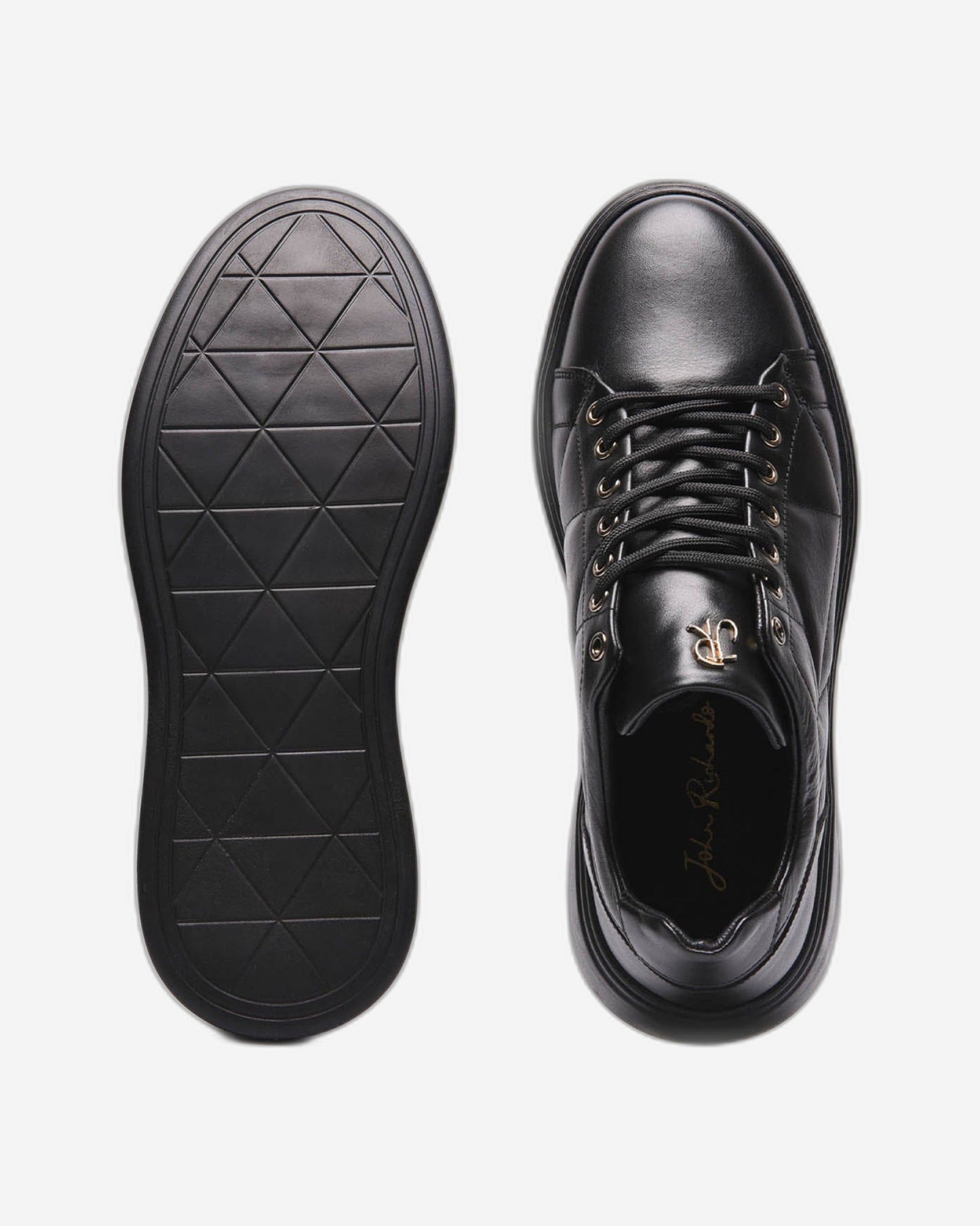 John Richardo Mens Sneakers Black - 17169-1