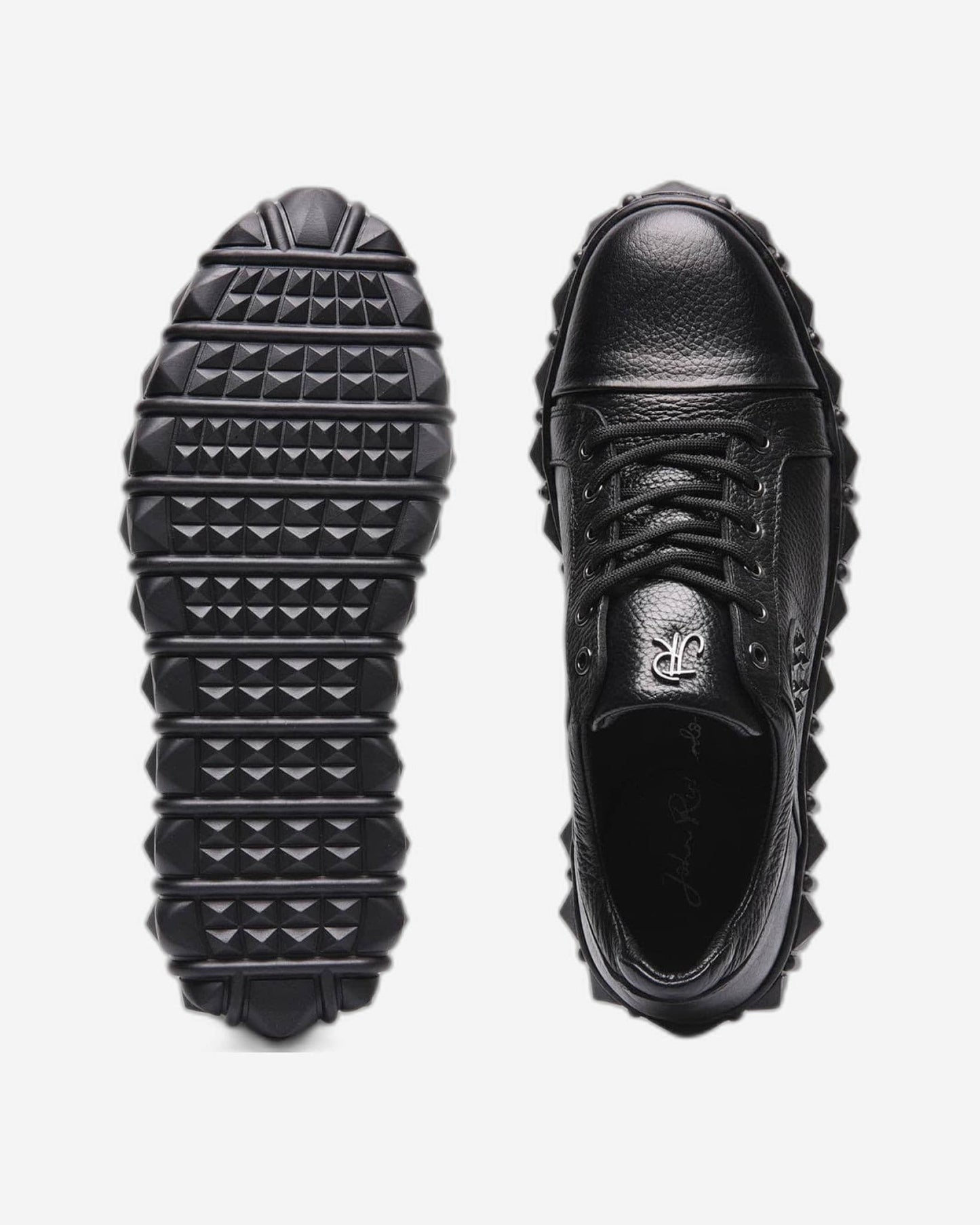 John Richardo Mens Sneakers Black - 17124-1
