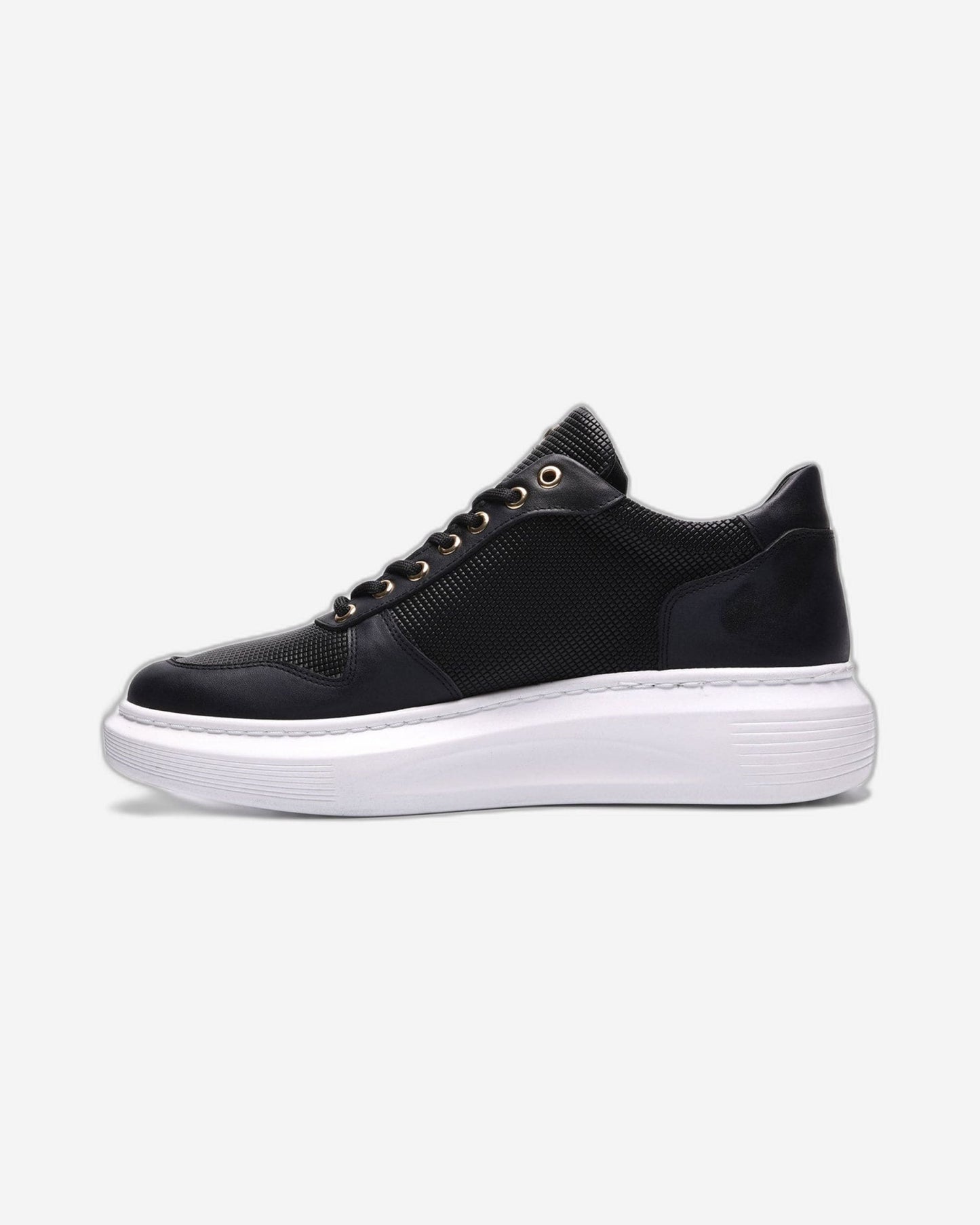John Richardo Mens Sneakers Black - 17256-1