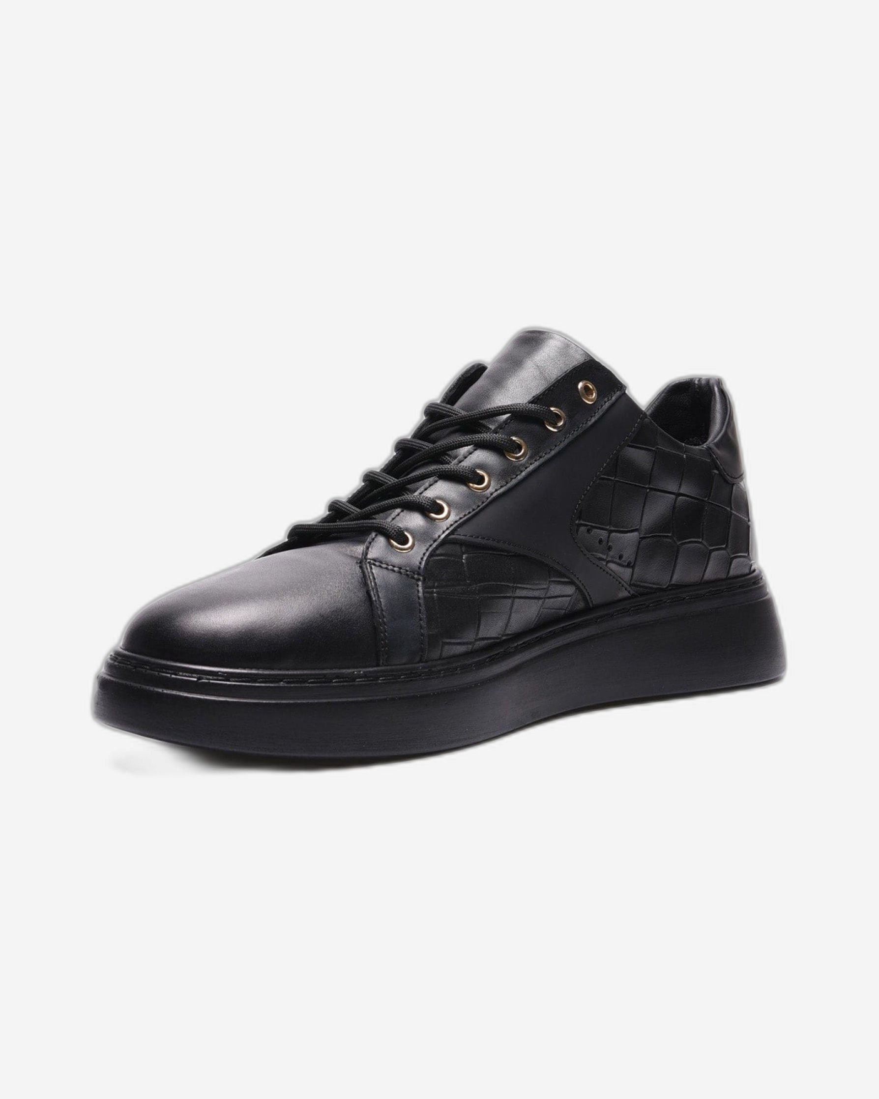 JOHN RICHARDO Mens Sneakers Black - 17188-1