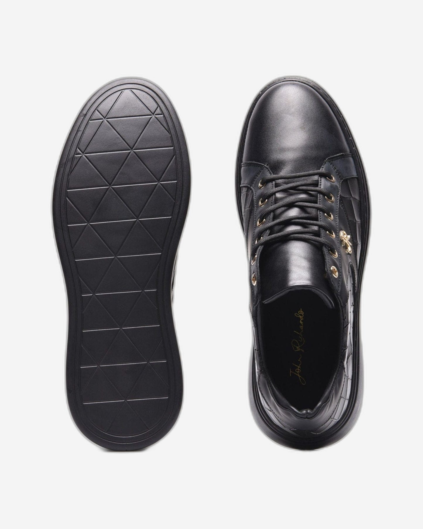 JOHN RICHARDO Mens Sneakers Black - 17188-1