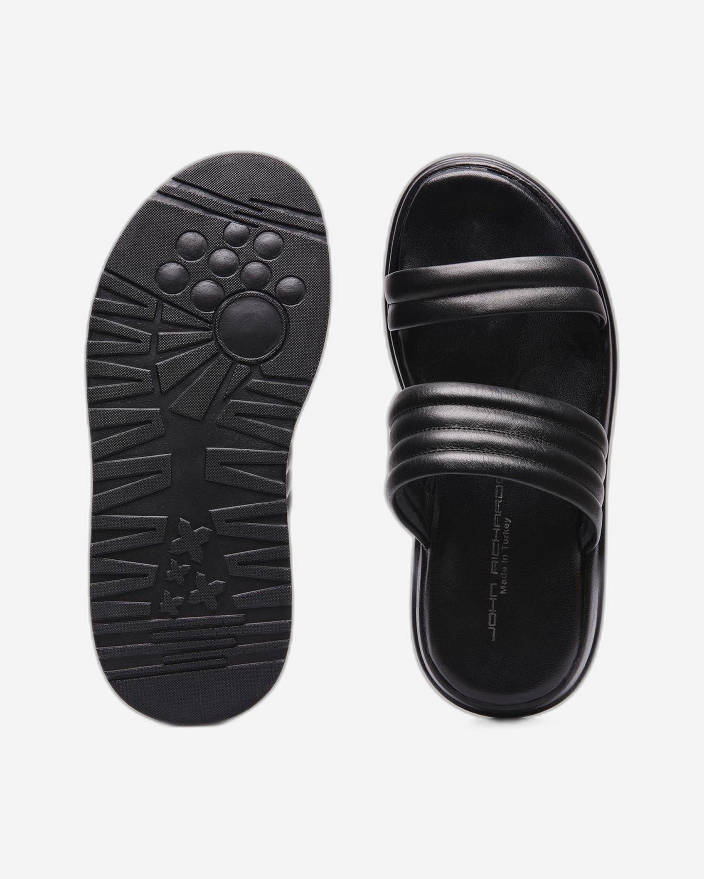 John Richardo Men'S Sandals Black - 2872-1