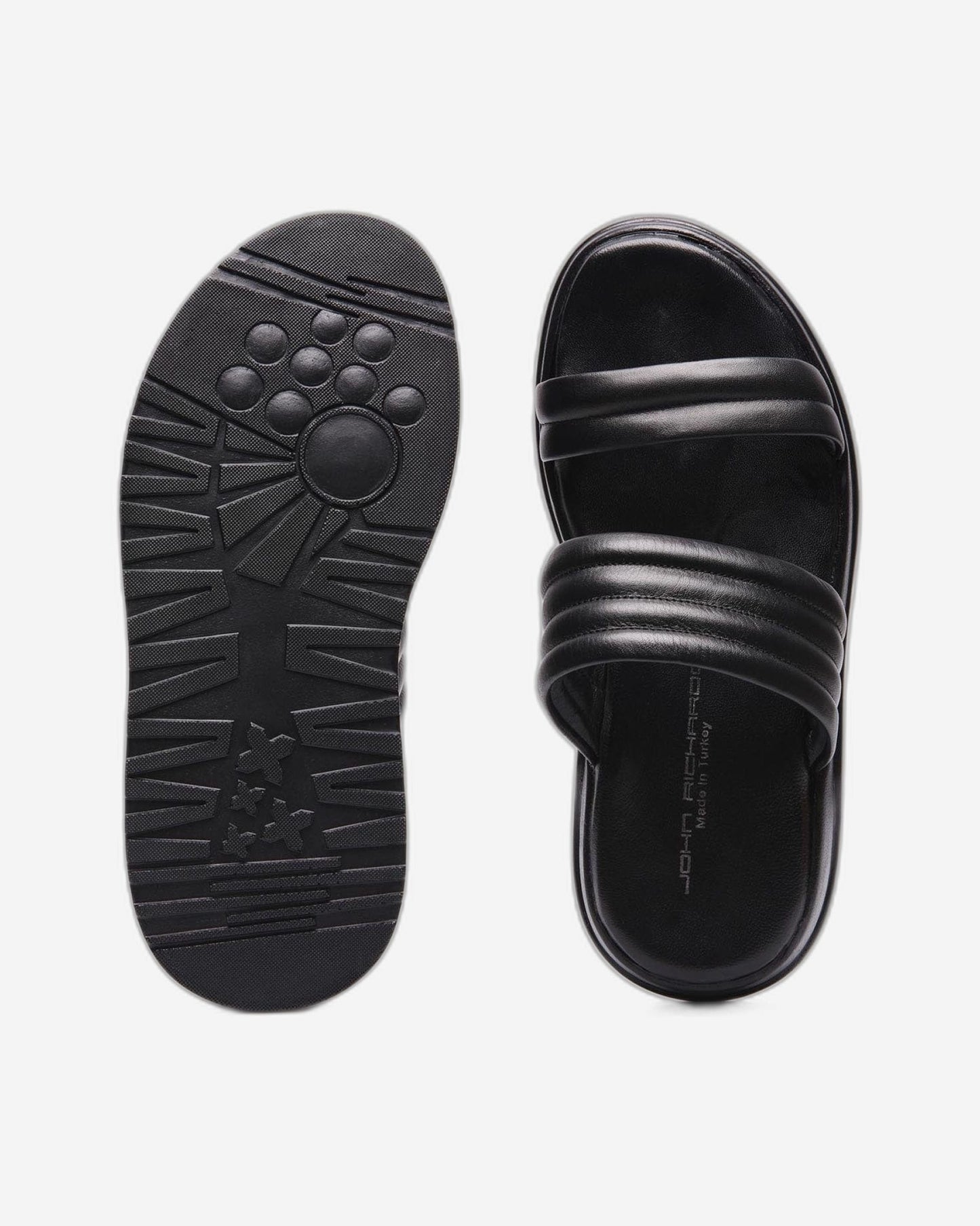 John Richardo Men'S Sandals Black - 2872-1