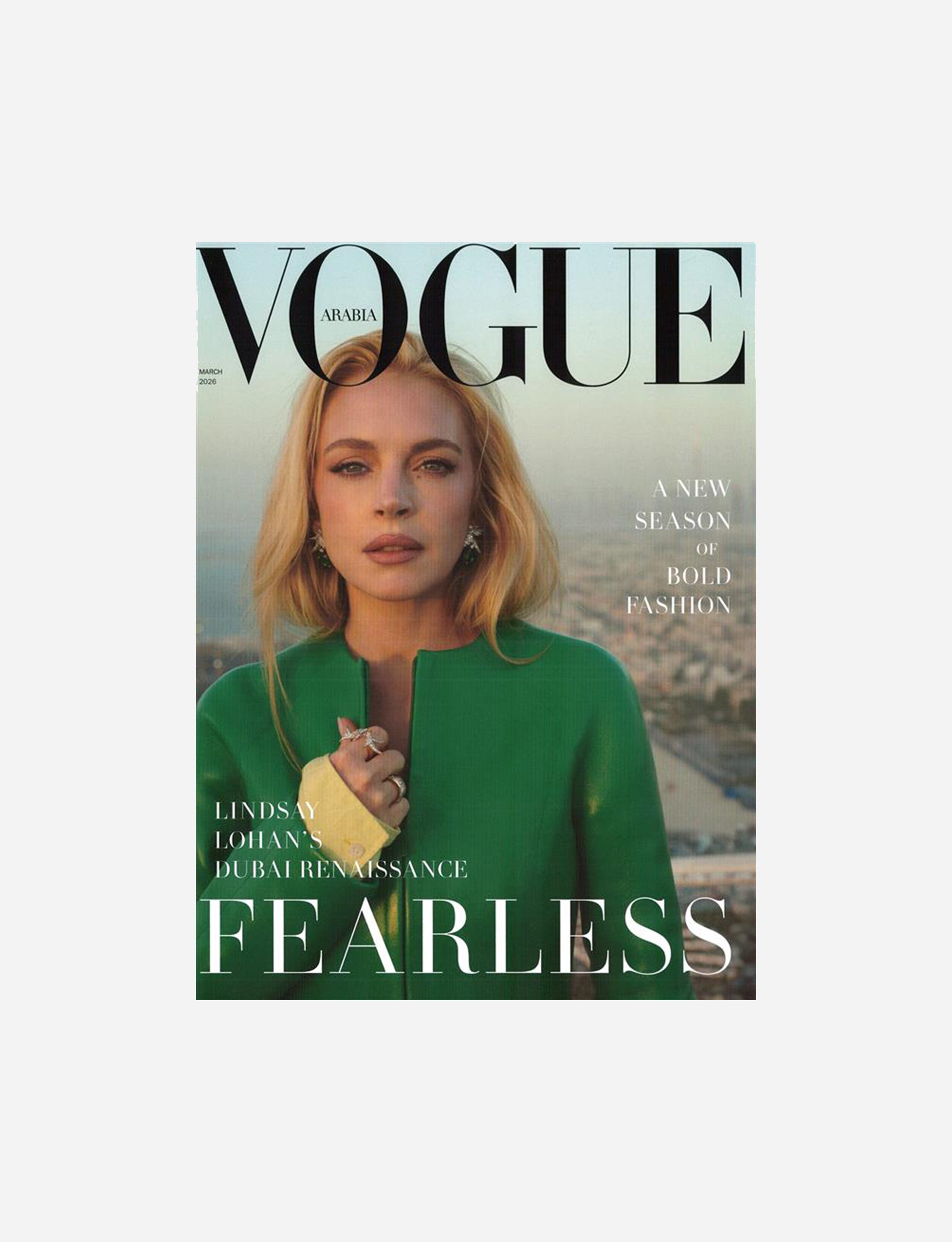 女性情報誌 Vogue Arabia Magazine January 2023 Balmain X Vogue Arabia - Cover January — BASSAM ALLAM PHOTOGRAPHY