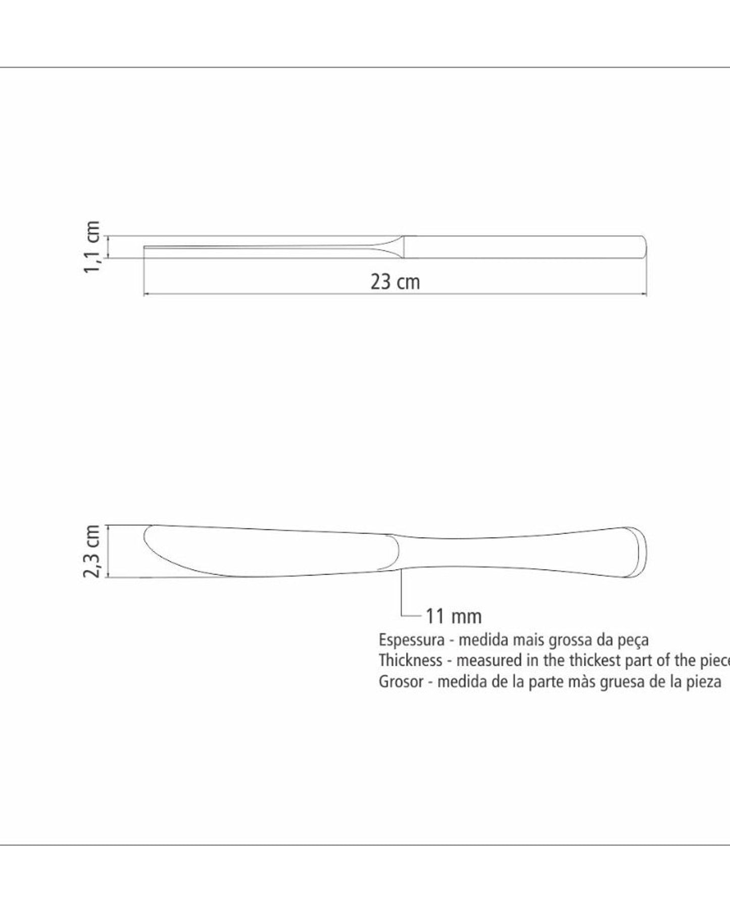 Tramontina Monaco Table Knife