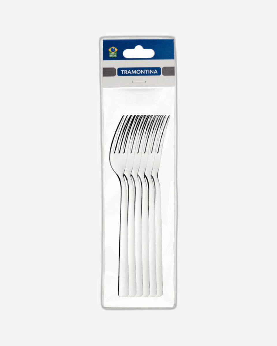 6 pc. Stainless steel dessert fork