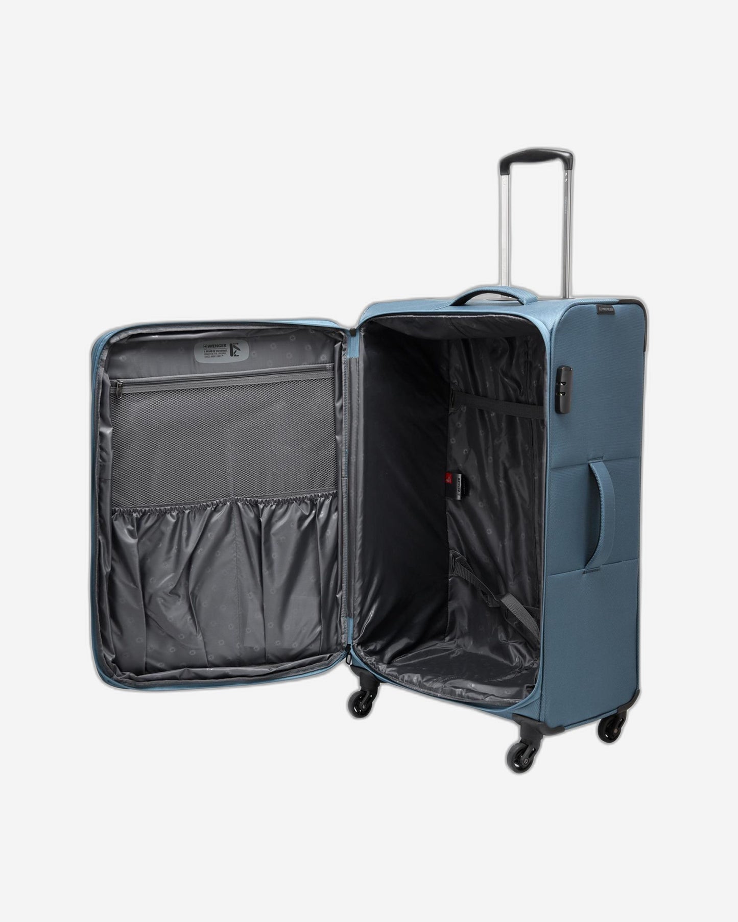 Wenger Eazy 54+68+80cm Softcase Expandable Luggage Trolley Set Of 3 - Teal