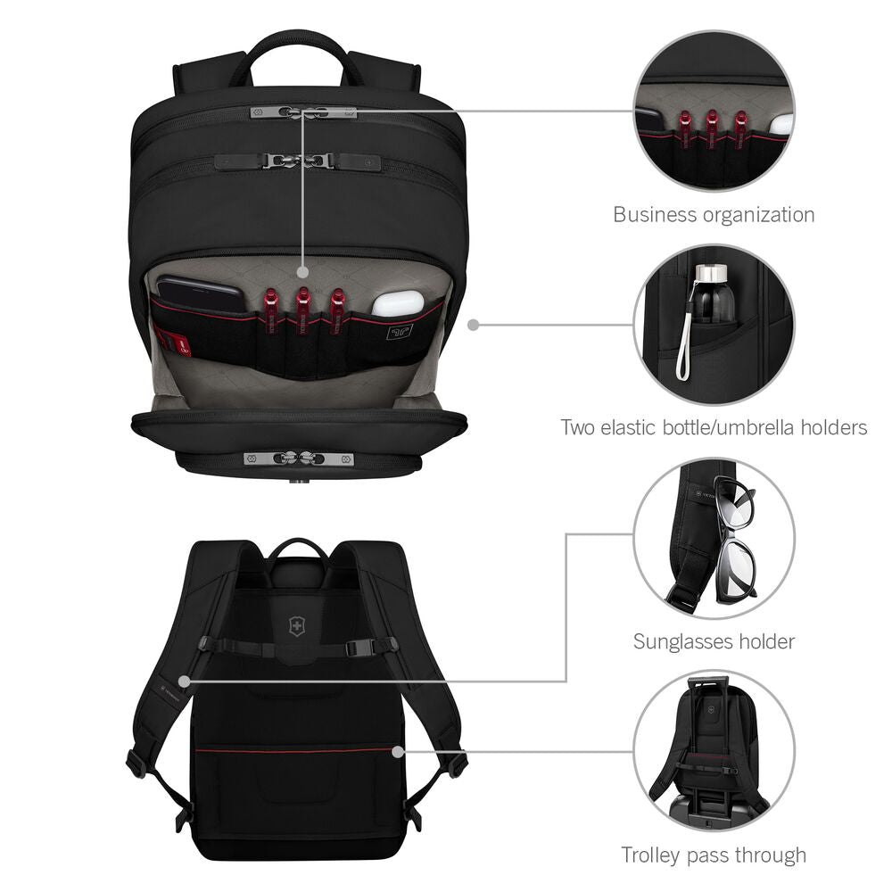 Victorinox Altmont Modern Deluxe Backpack  Black