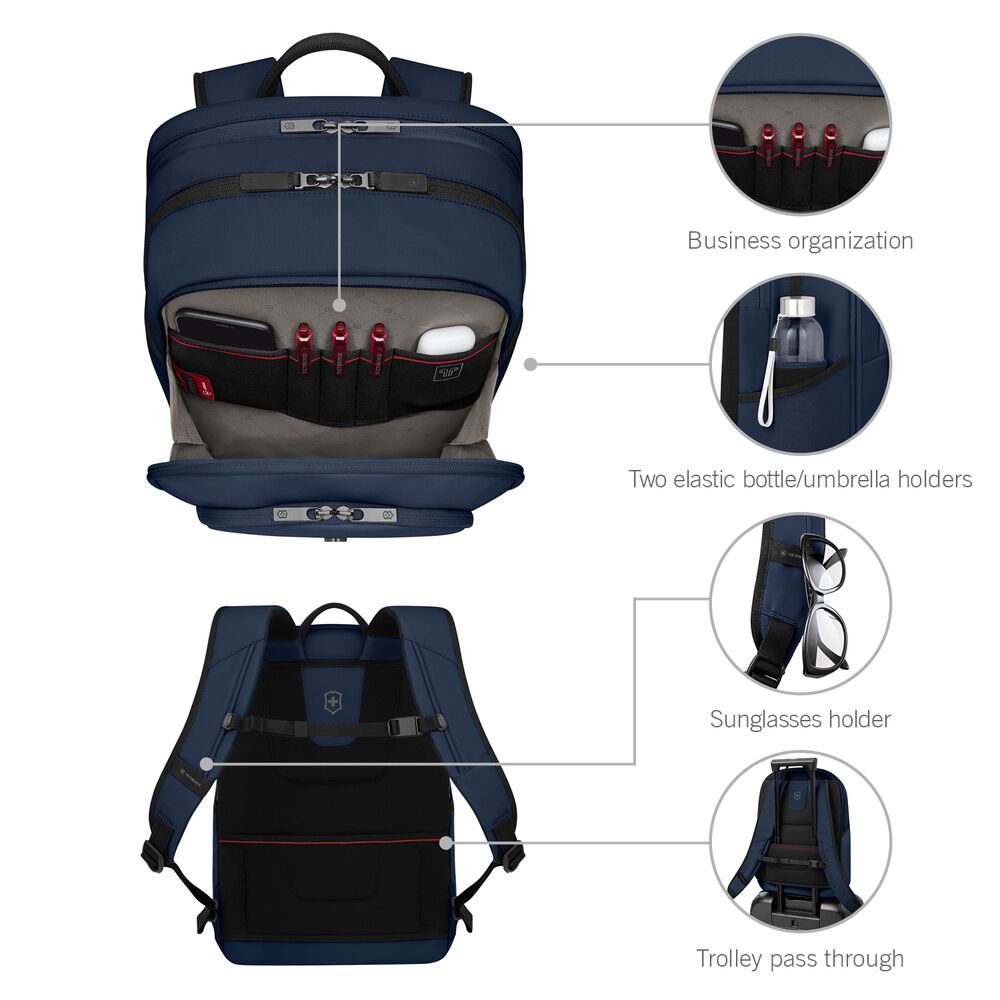 Victorinox Altmont Modern Deluxe Backpack  Black