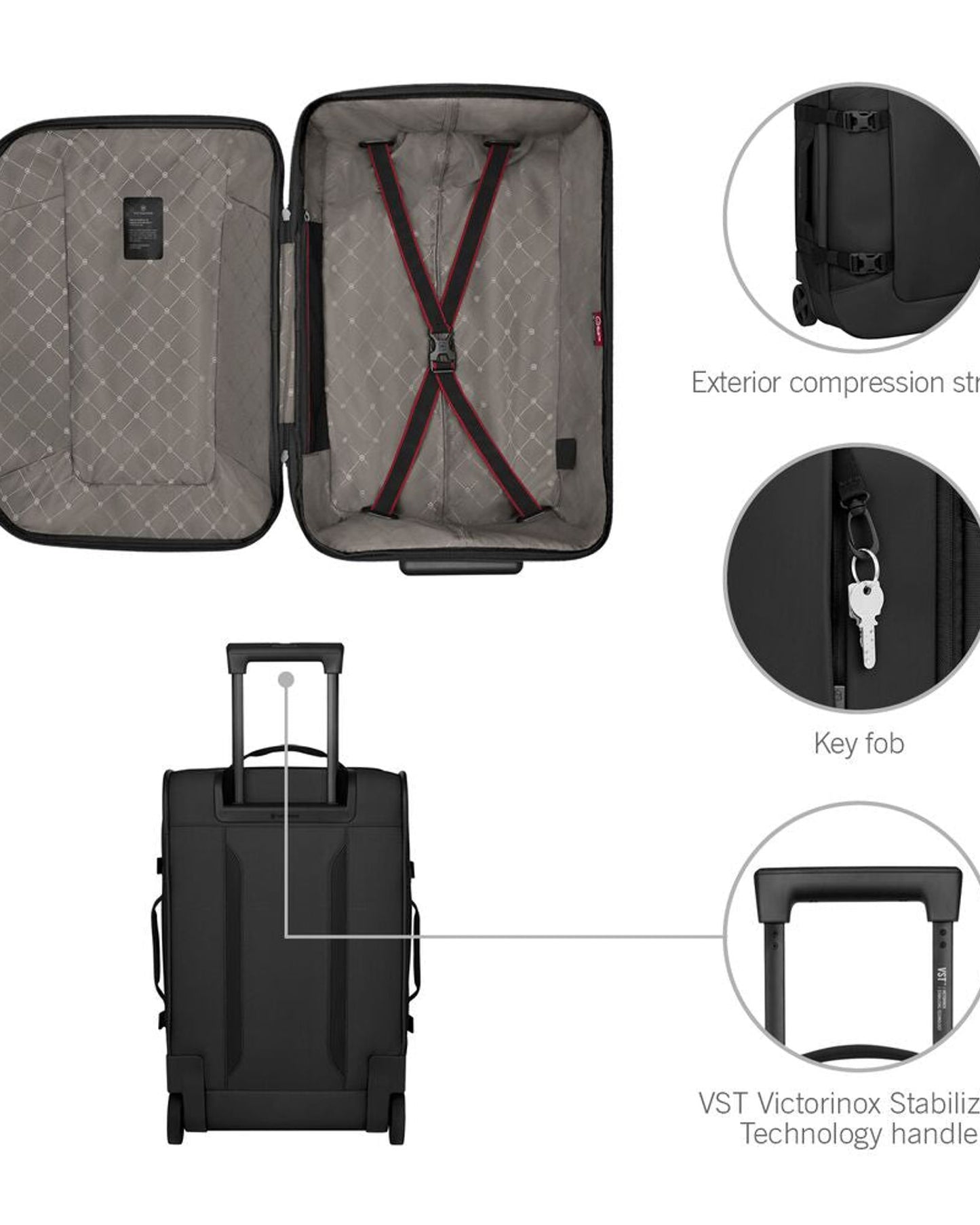 Victorinox Altmont Modern Wheeled Duffle Black