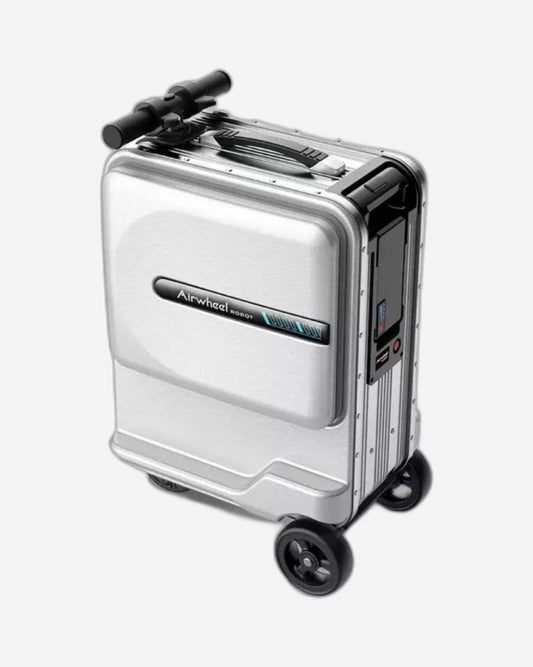 Airwheel SEMiniT Portable Electric Luggage Scooter Silver