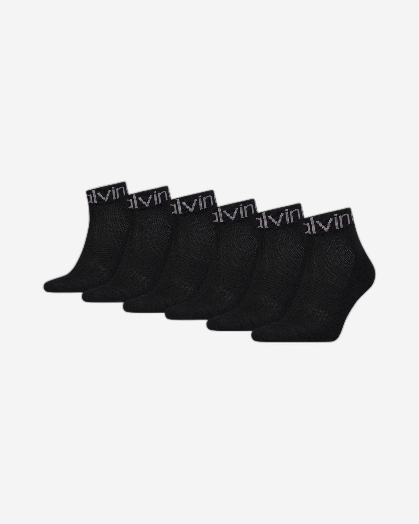 Calvin Klein Men's Quarter Socks 6 pack 701220503 001