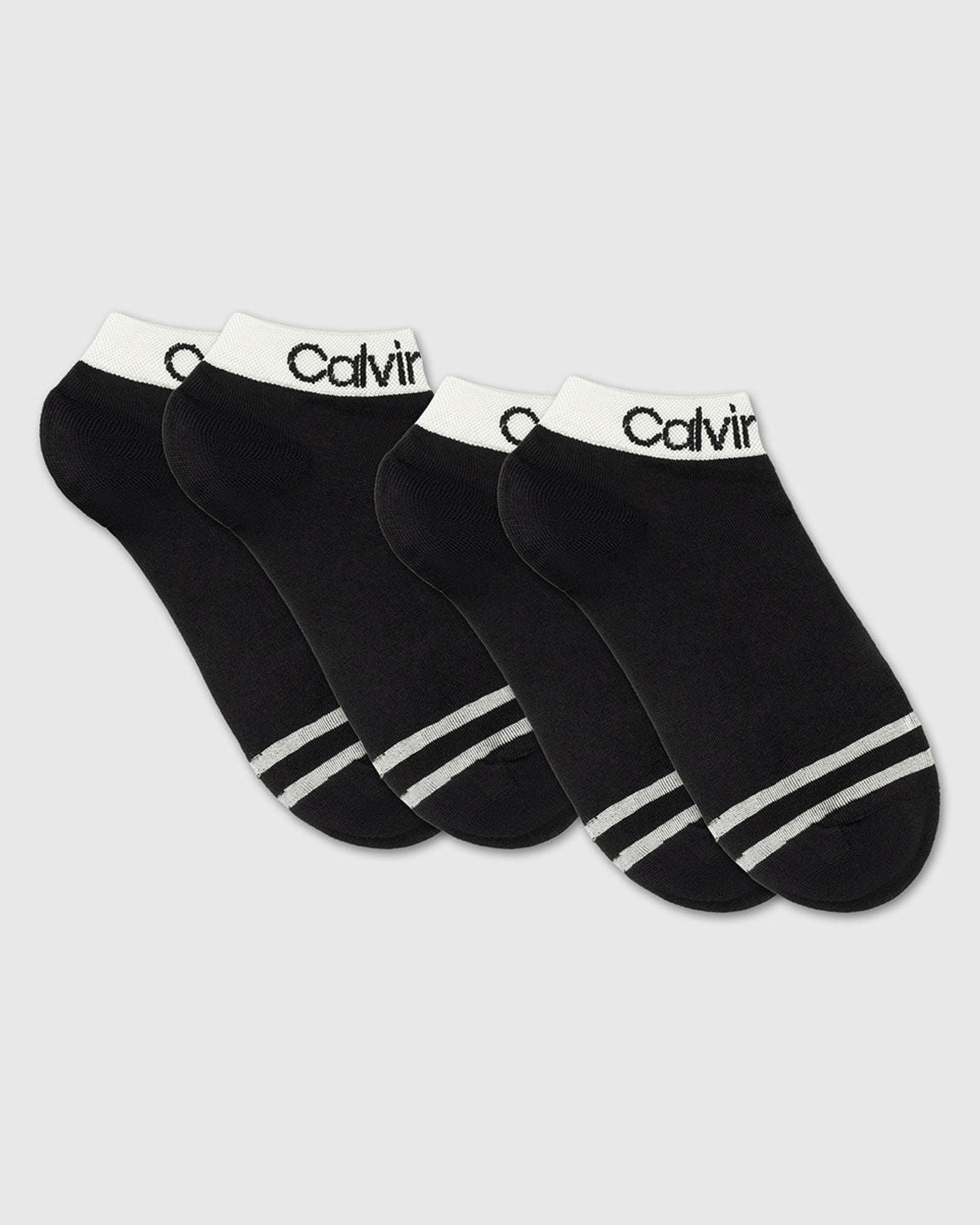 Calvin Klein Women's Quarter Socks 4 pack