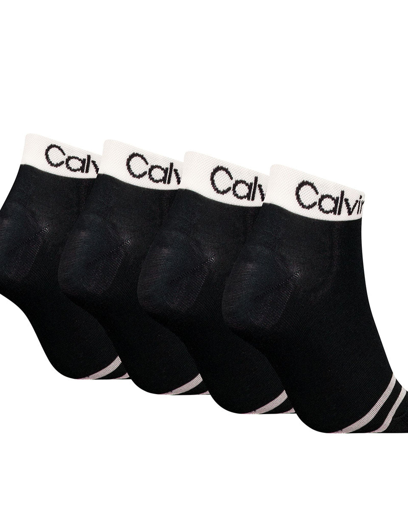 Calvin Klein Women's Quarter Socks 4 pack
