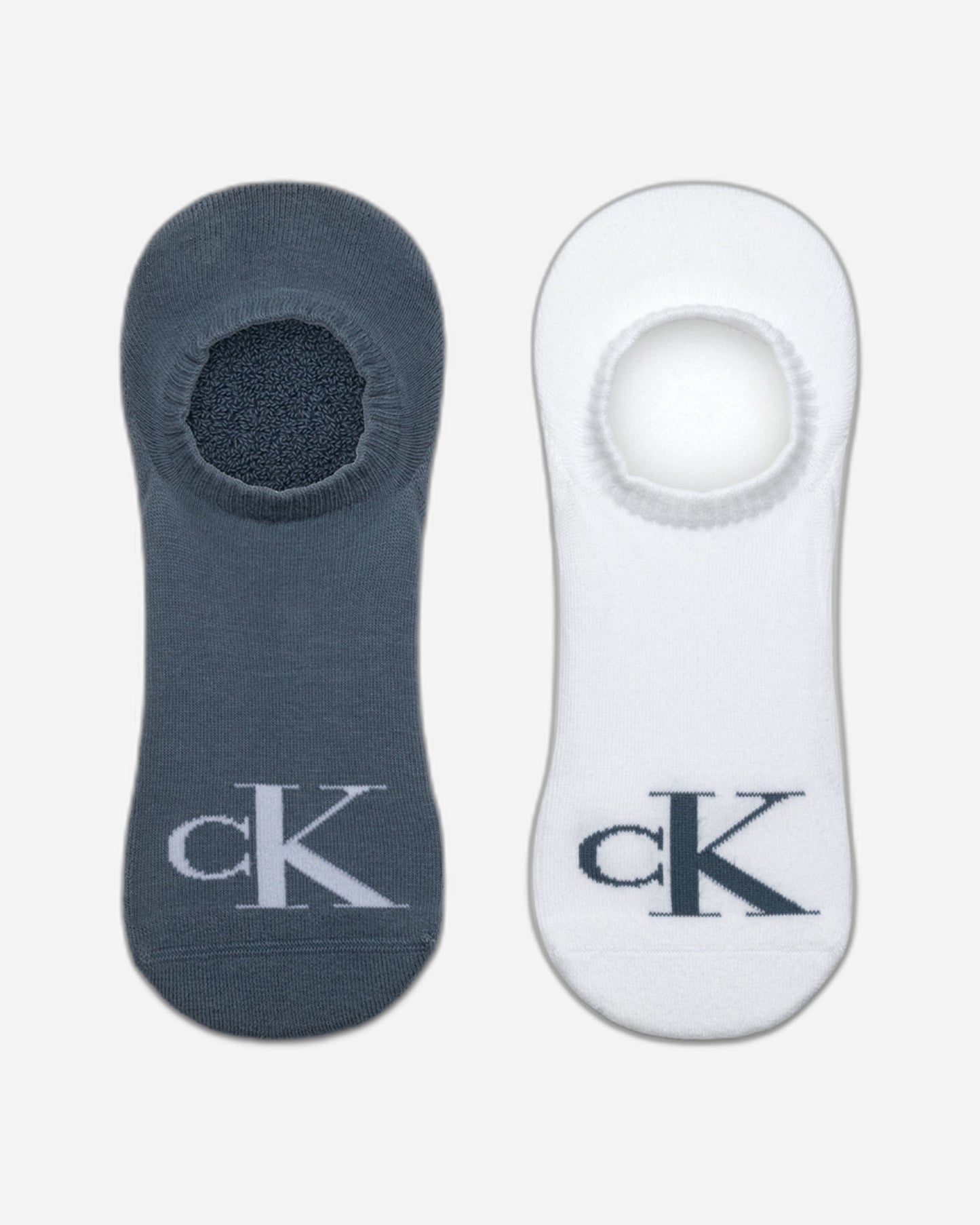 Calvin Klein Jeans Men's Invisible Footie Socks 2 Pack