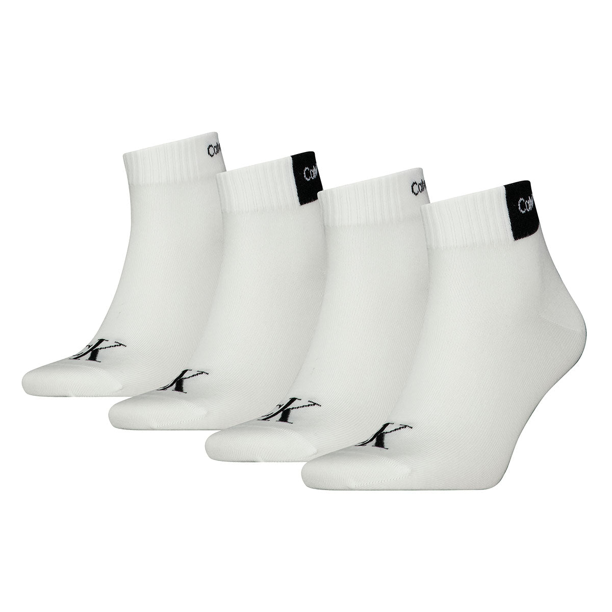 Calvin Klein Jeans Men's Quarter Socks 4 pack