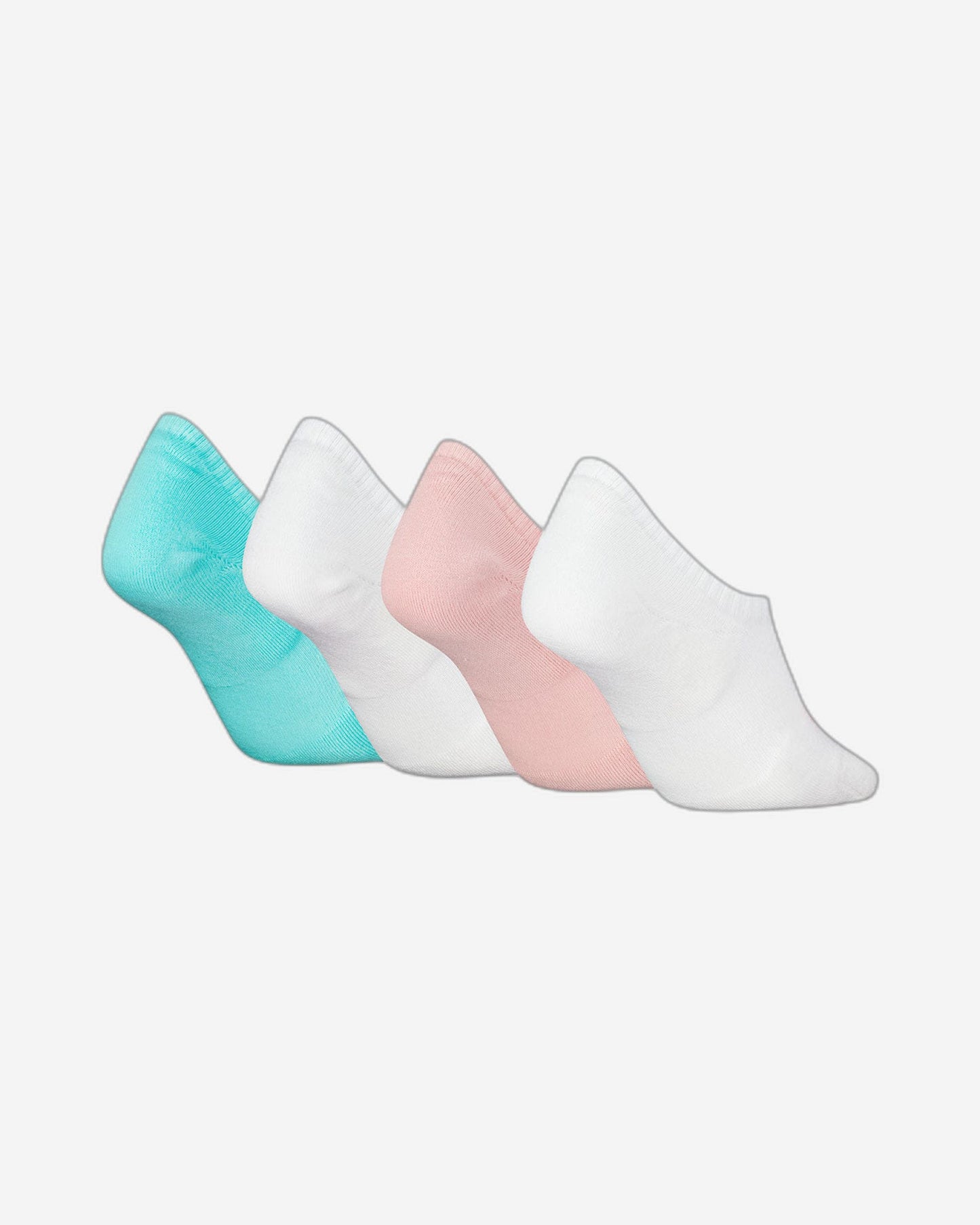 Calvin Klein Jeans Women's Invisible Footie Socks 4 pack