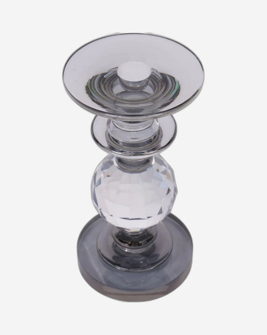 Laura Ashley Kersey Glass Candle Holder 19.5cm - 706326