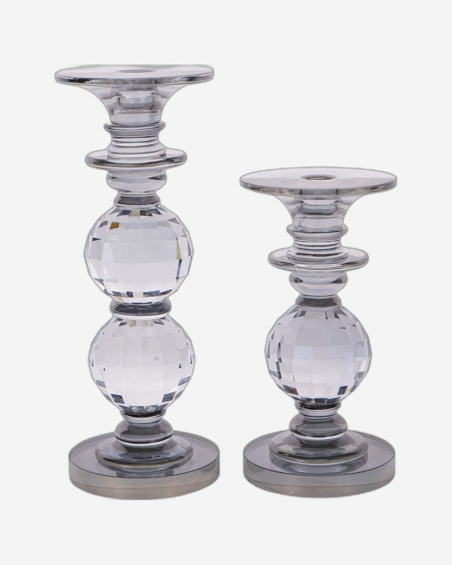 Laura Ashley Kersey Glass Candle Holder 19.5cm - 706326