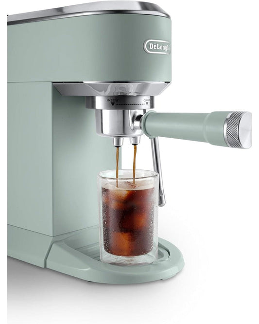 De'Longhi Dedica Style Espresso Coffee Machine, Green – EC890.GR
