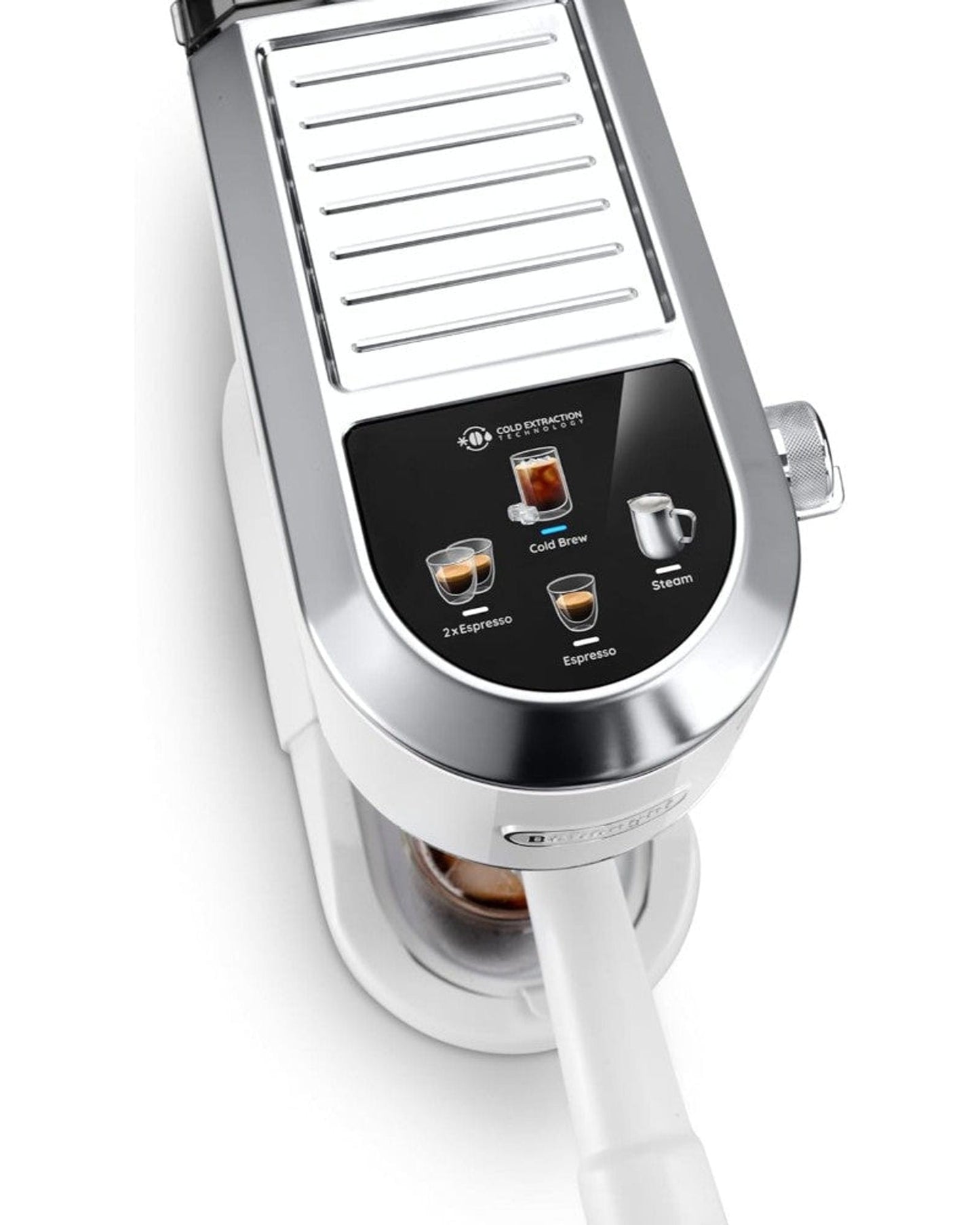 De'Longhi Dedica Style Espresso Coffee Machine, White – EC890.WI
