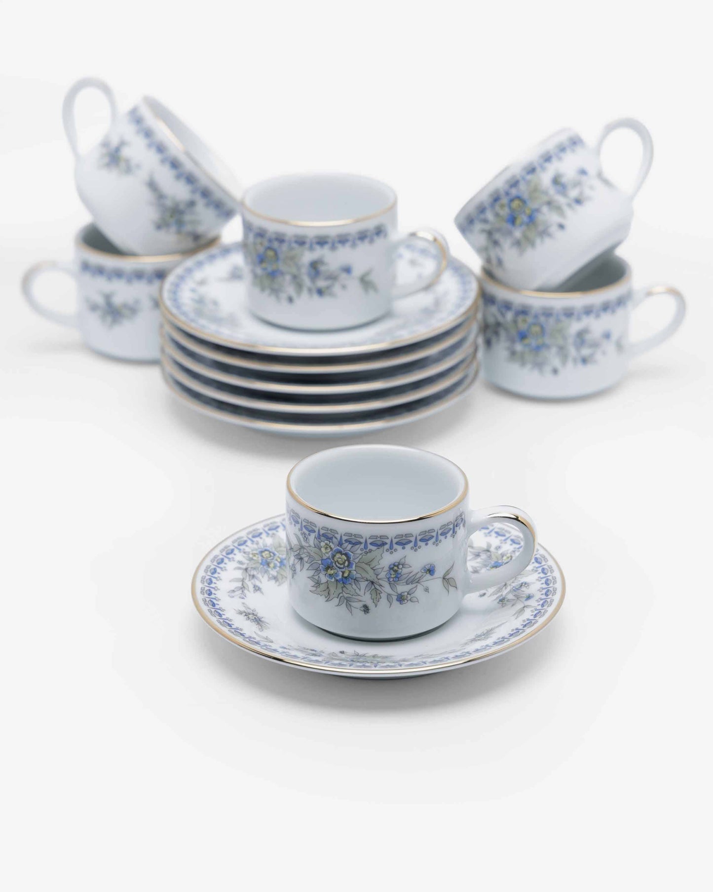 Dankotuwa Treasure Gold Coffee Cup & Saucer Set