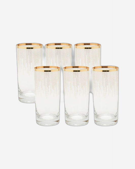 Combi Casilda Gold 6pcs Set Long Tumbler 370