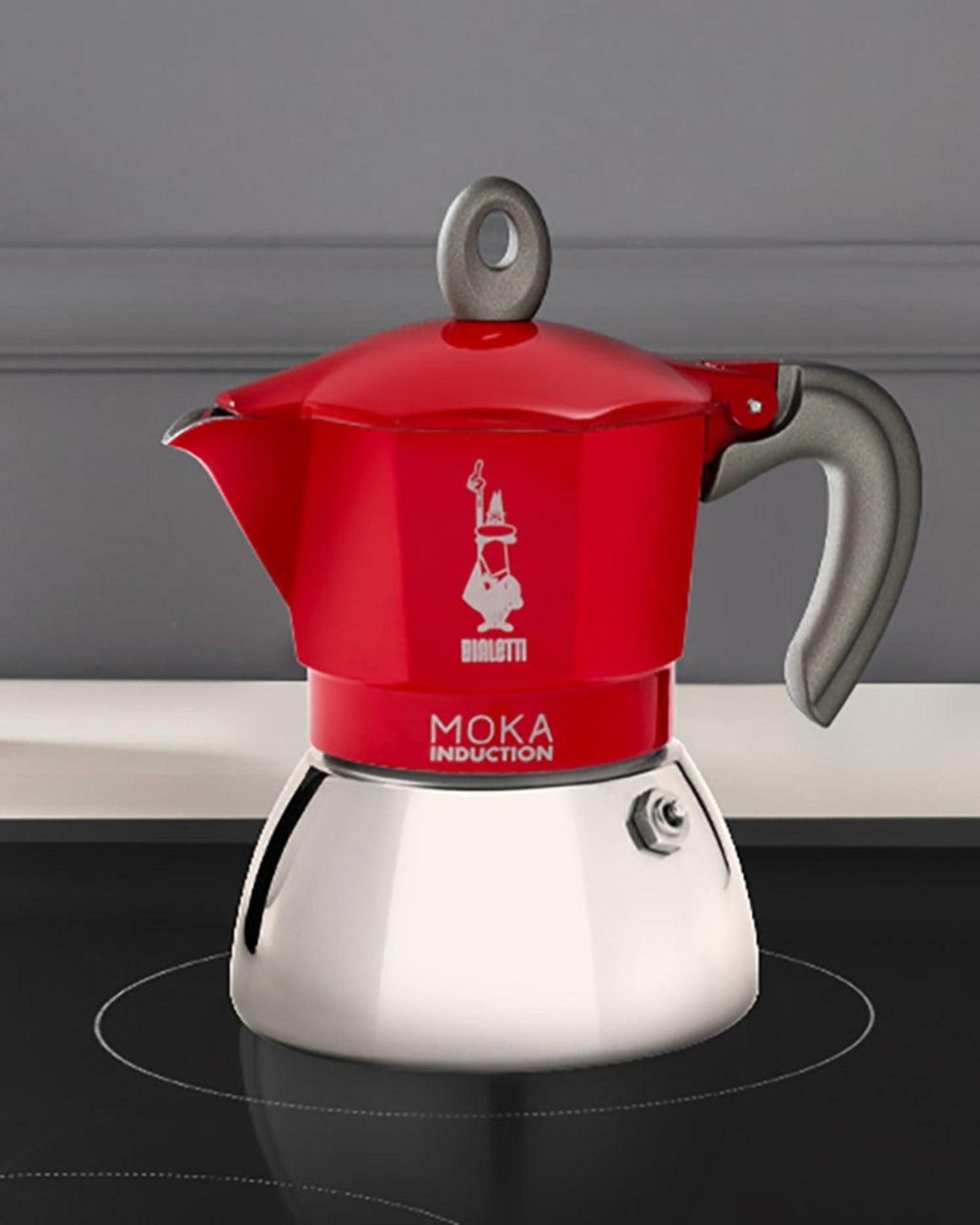 Bialetti New Moka Induction Red 4 Cups