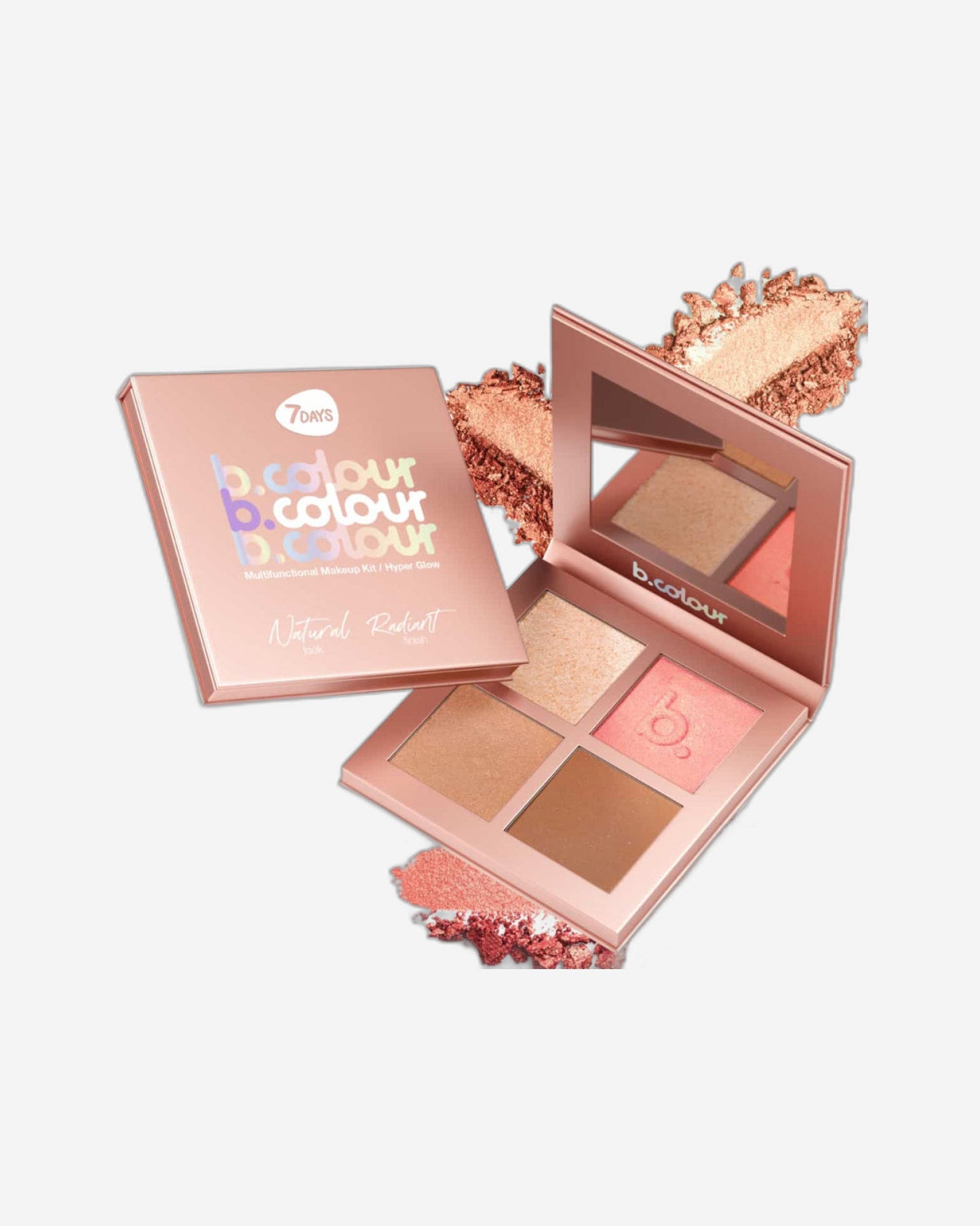 7DAYS B.COLOUR Hyper Glow 4-in-1 Contour Palette