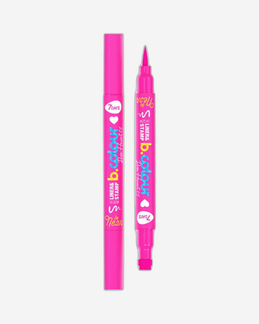 7DAYS Pink Waterproof Liquid Eyeliner with Stamp