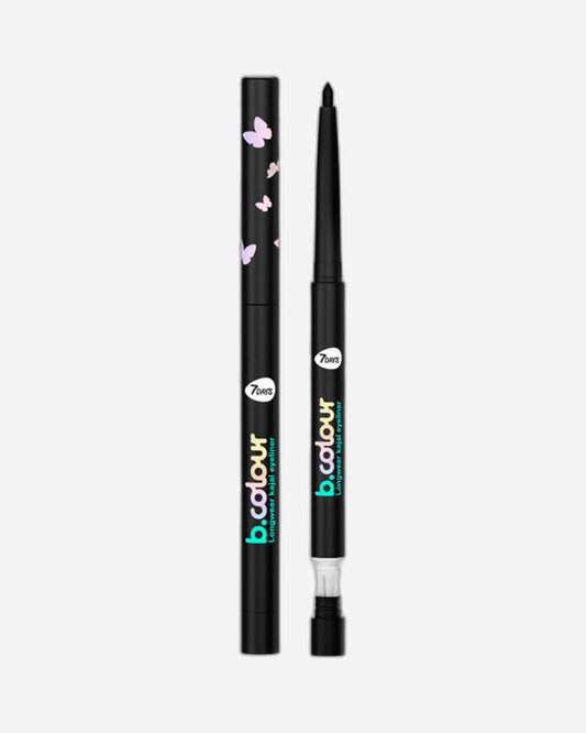7DAYS B.COLOUR 3-in-1 Waterproof Eyeliner Pencil - Black Kajal 07