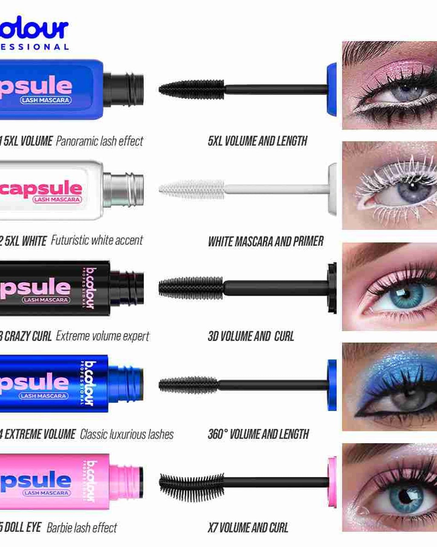 B.COLOUR PROFESSIONAL Doll Eye Mascara