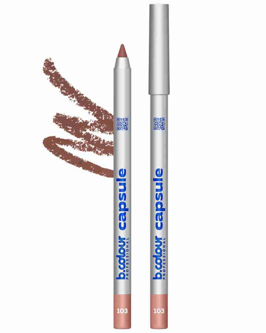 B.COLOUR PROFESSIONAL Lip Liner 103 - Long-Lasting Matte Lip Pencil in Rose Nude