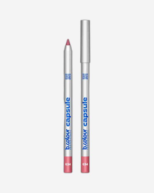 B.COLOUR PROFESSIONAL CAPSULE Lip Liner 634 - Long-Lasting Matte Lip Pencil in Rose Nude