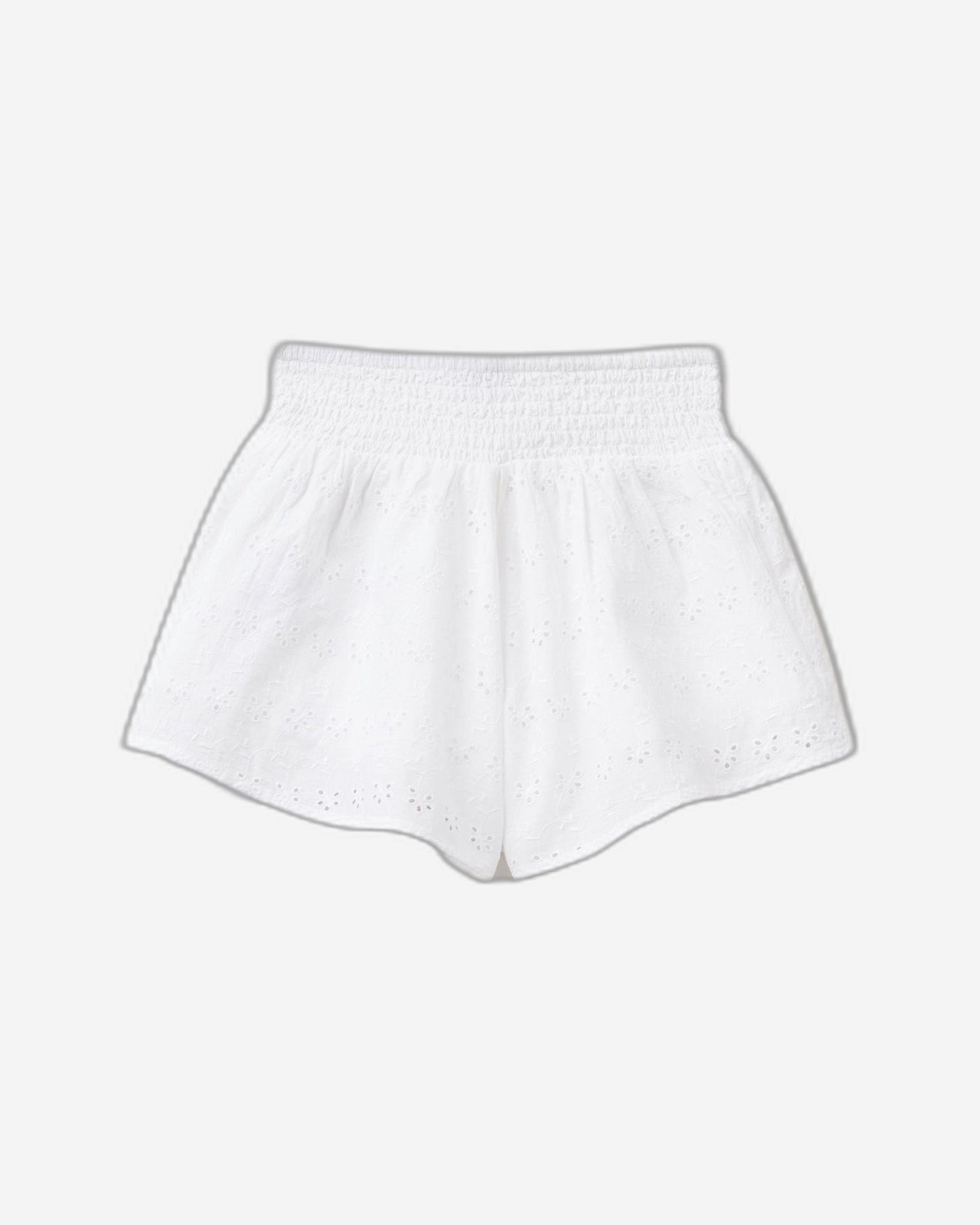 Butterfly shorts with broderie anglaise embroidery