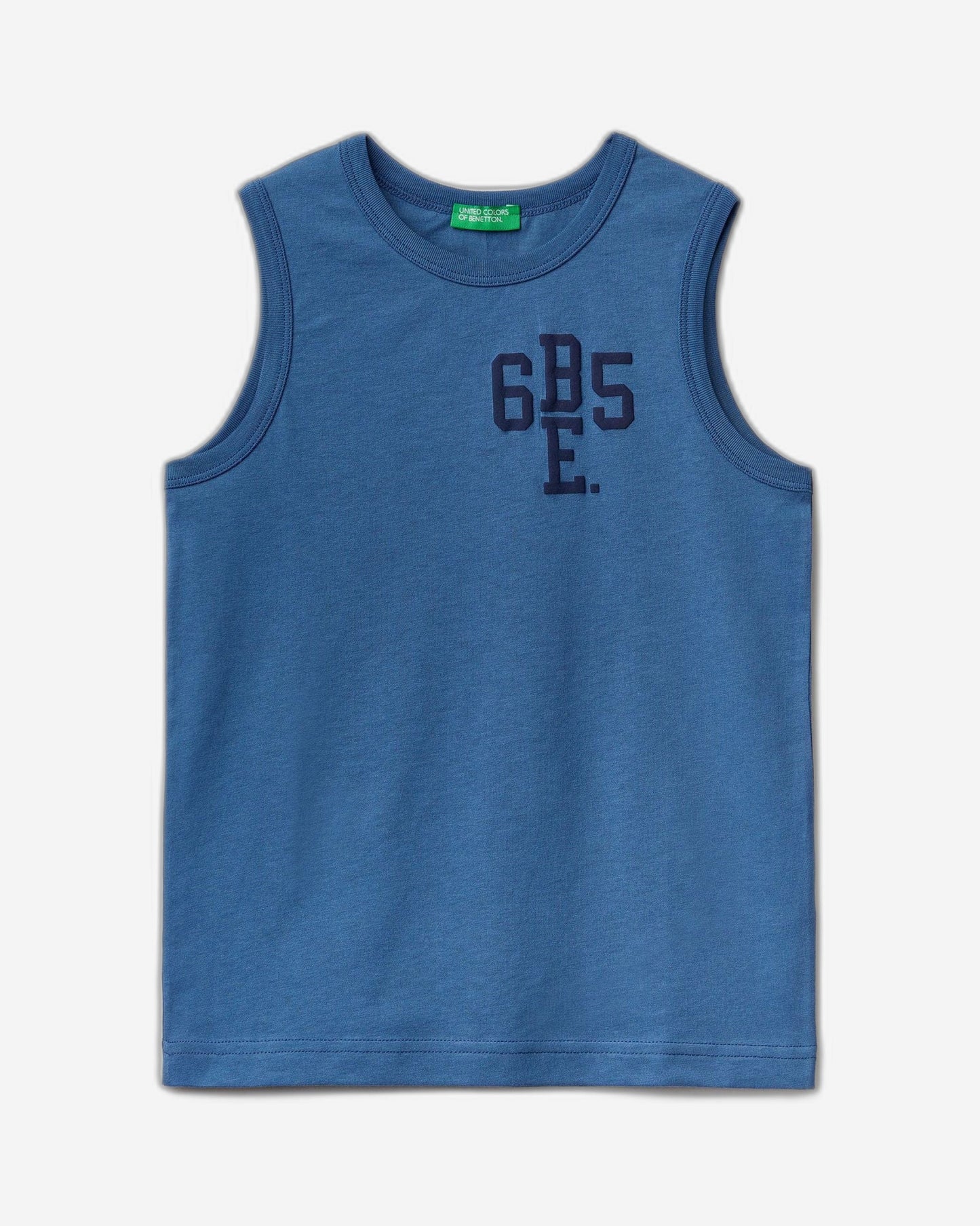 Tank top in 100% organic cotton with logo