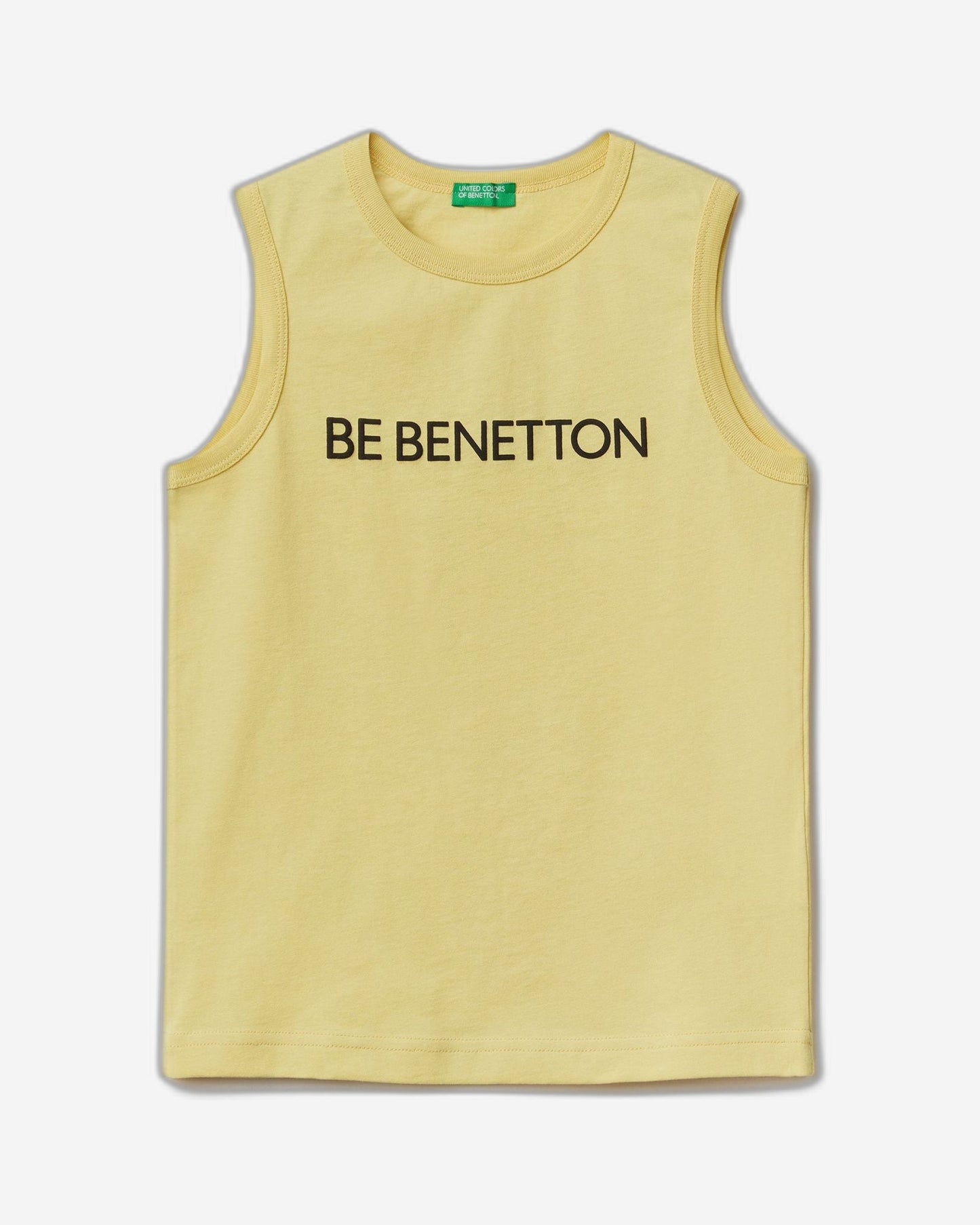 Tank top in 100% organic cotton with logo