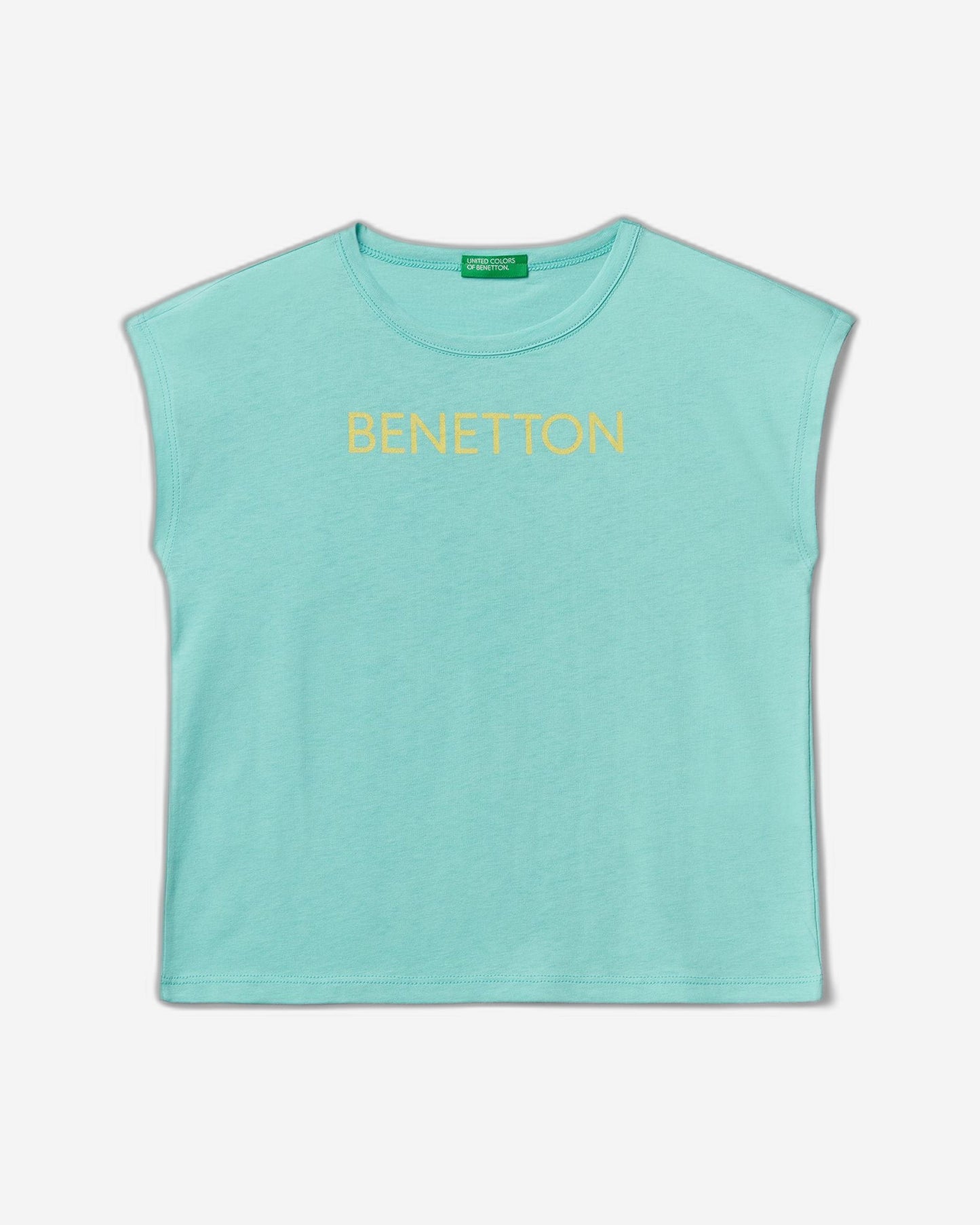 T-shirt with glitter print logo